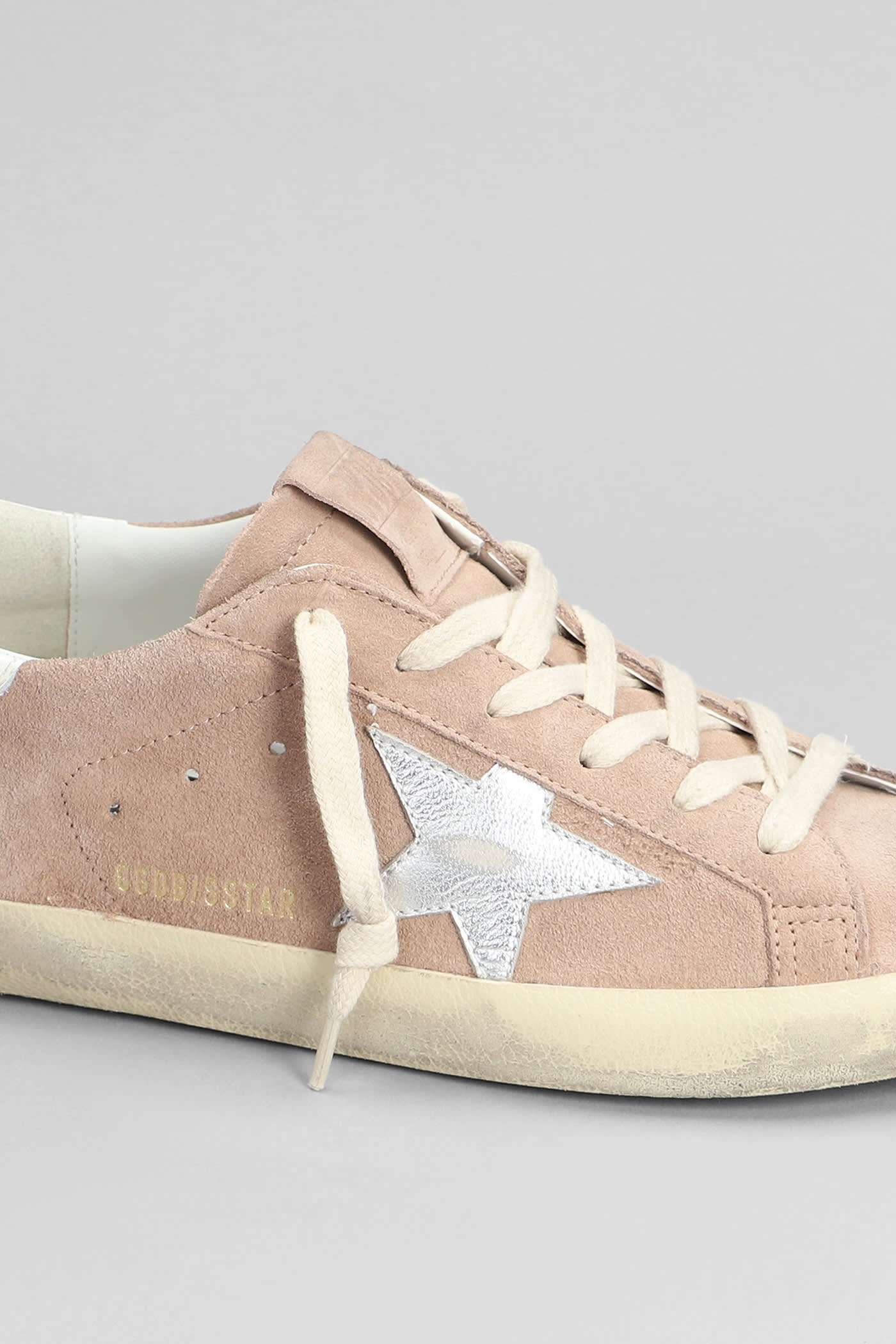 Shop Golden Goose Superstar Sneakers In Rose-pink Suede