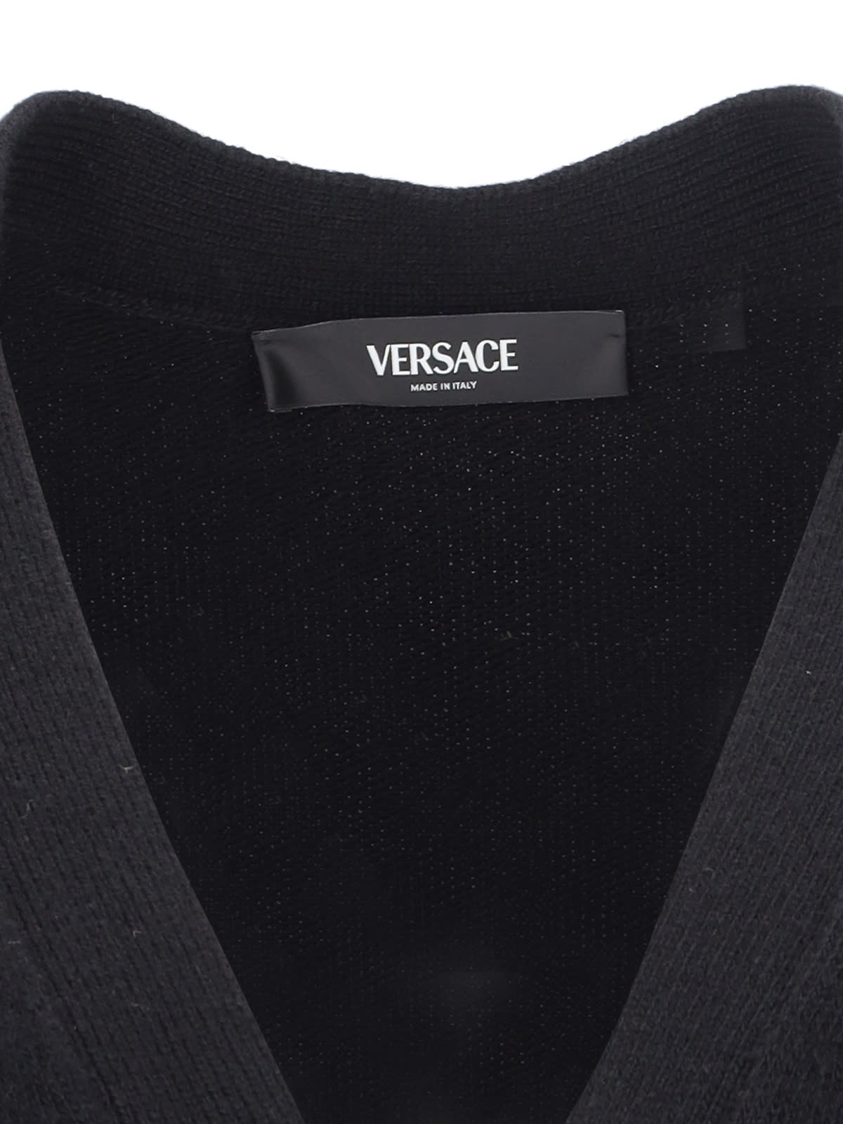 Shop Versace Medusa 95 Logo Cardigan