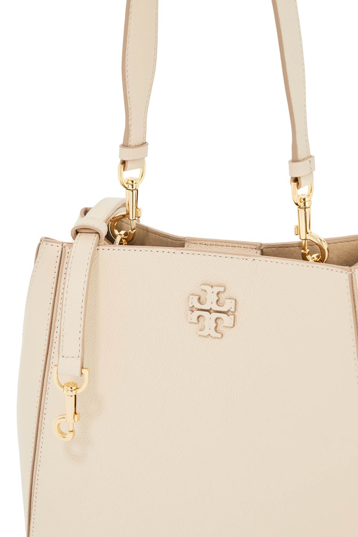 Shop Tory Burch Mcgraw Bucket Bag In Brie