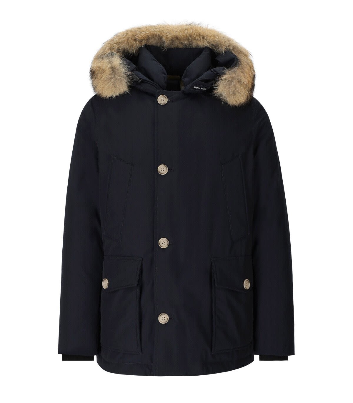 Woolrich Arctic Detachable Fur Parka Clothing In Blu