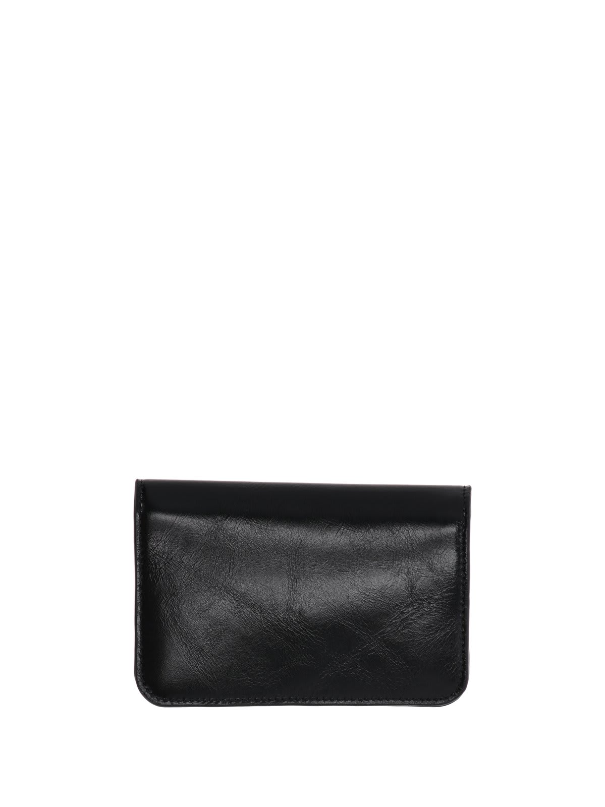 Shop Chloé Logo Patch Wallet In Black