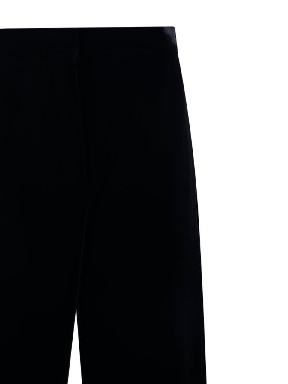 Sportmax Mid-rise Straight Leg Trousers In Black