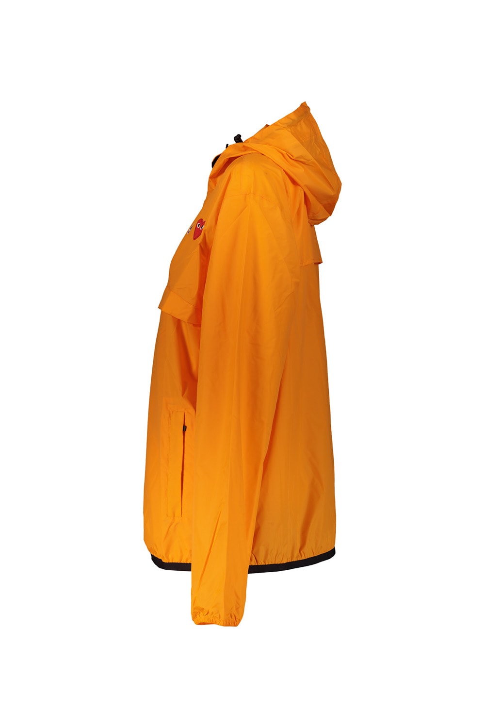 Shop Comme Des Garçons Play Play Comme Des Garcons X K-way Halfzip Jacket In Orange
