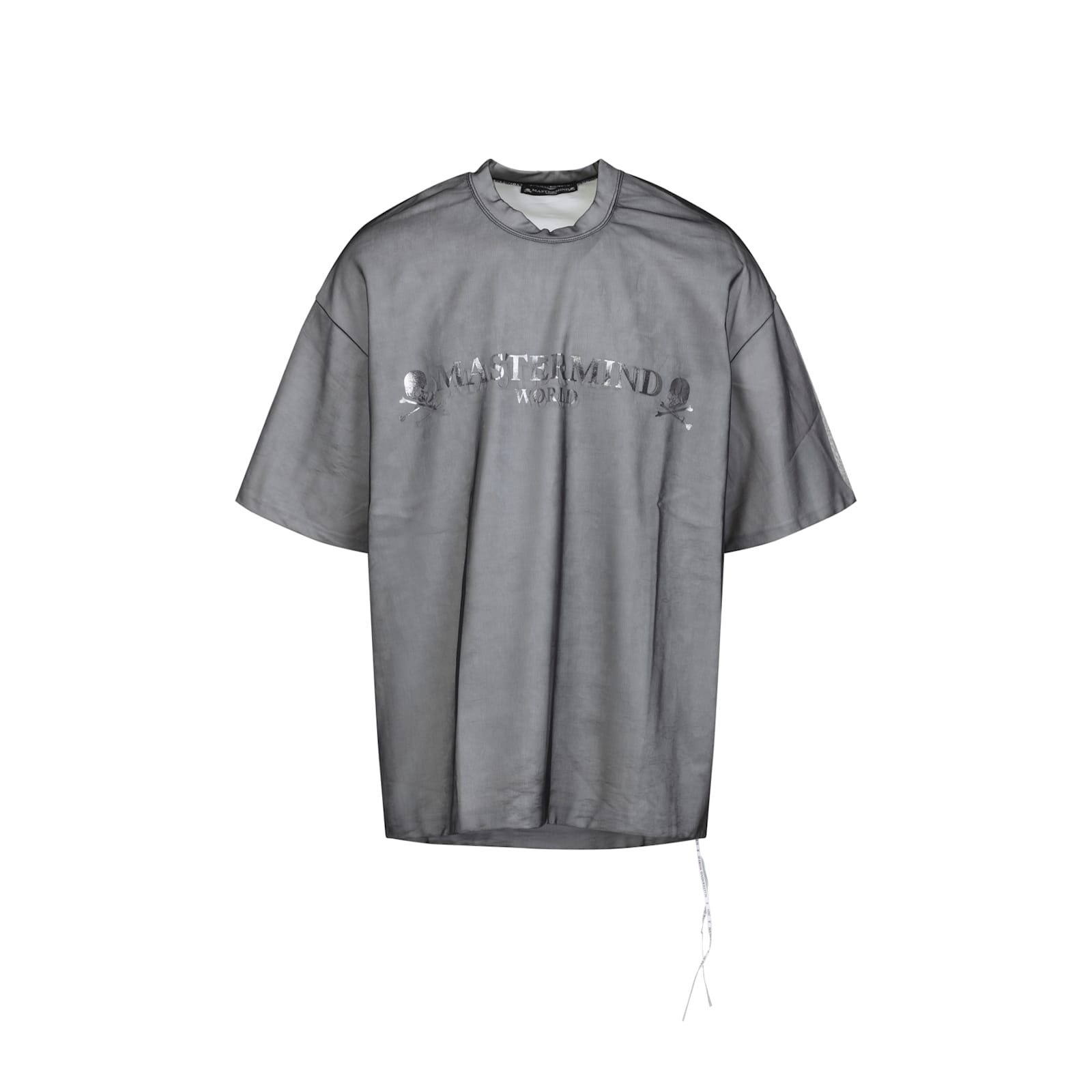 Mastermind Japan Graphic Print Short Sleeve Layered T-shirt In Gray