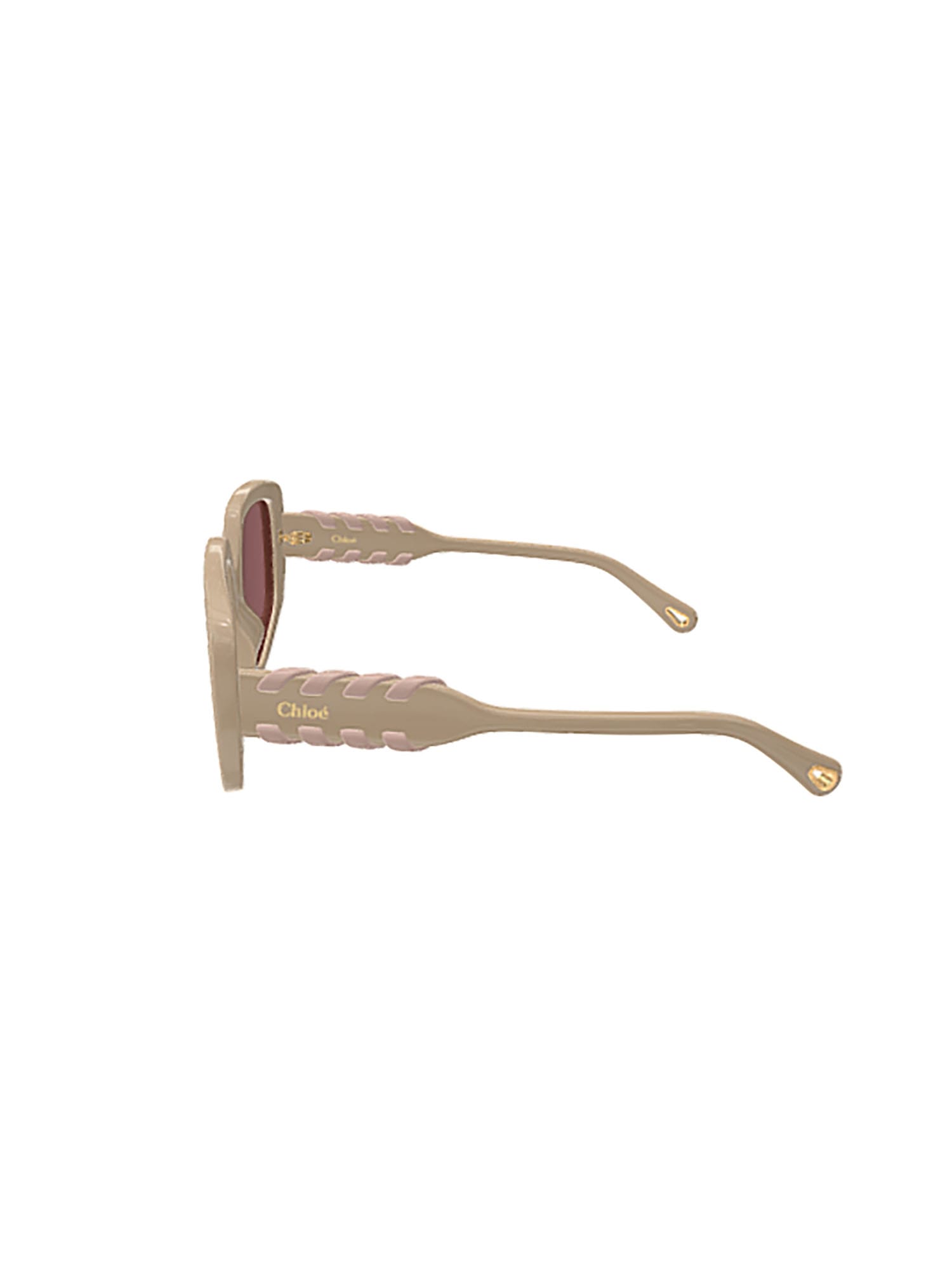 Shop Chloé Ch0210s Sunglasses In Ivory Ivory Red
