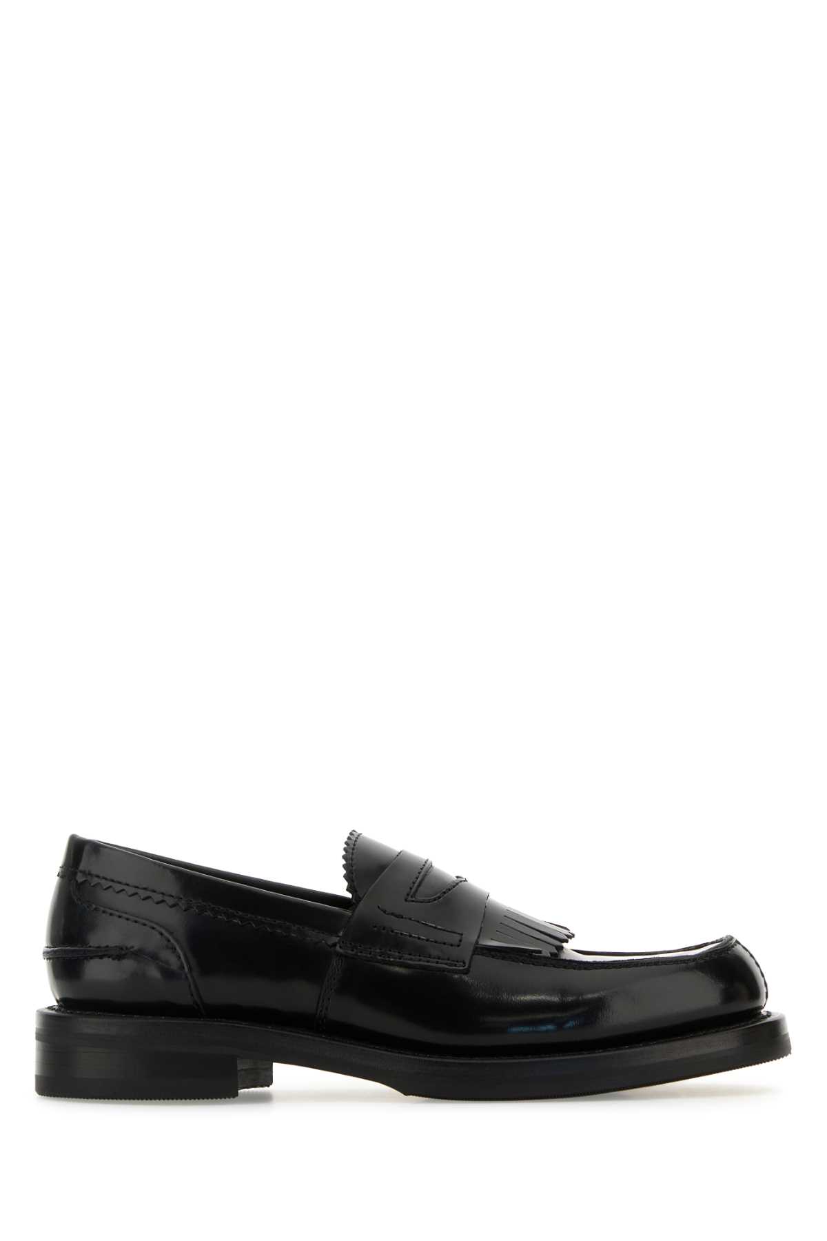 Black Leather Loafers