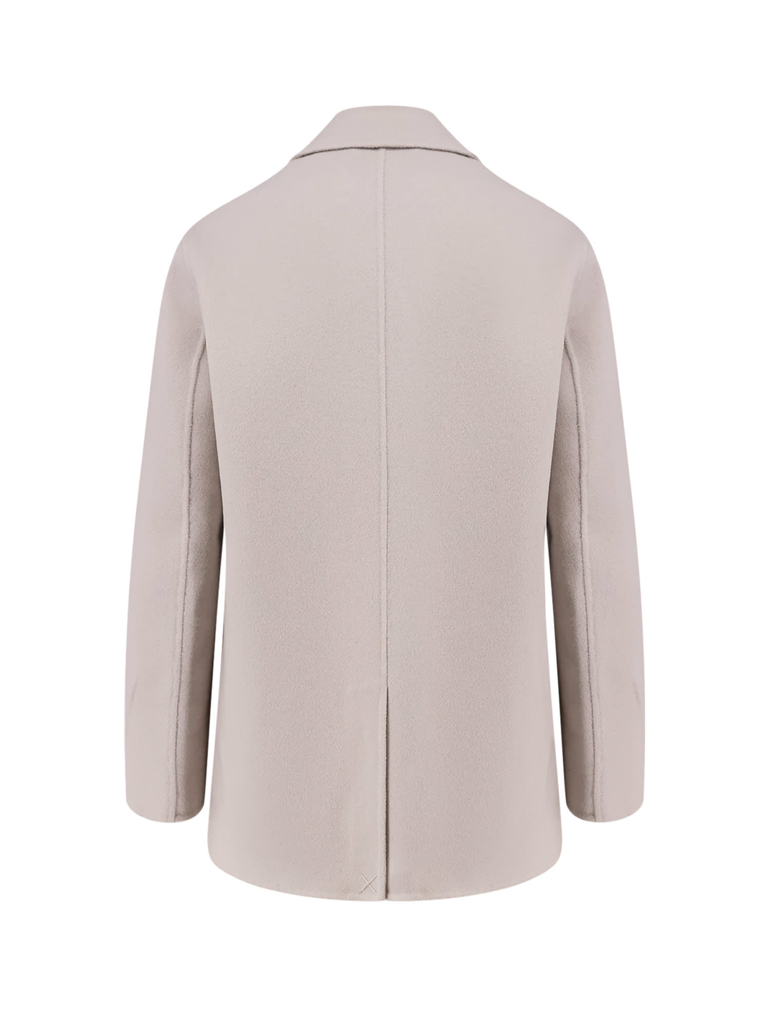 Paltò Ariella Double-breasted Wool Coat In Pink