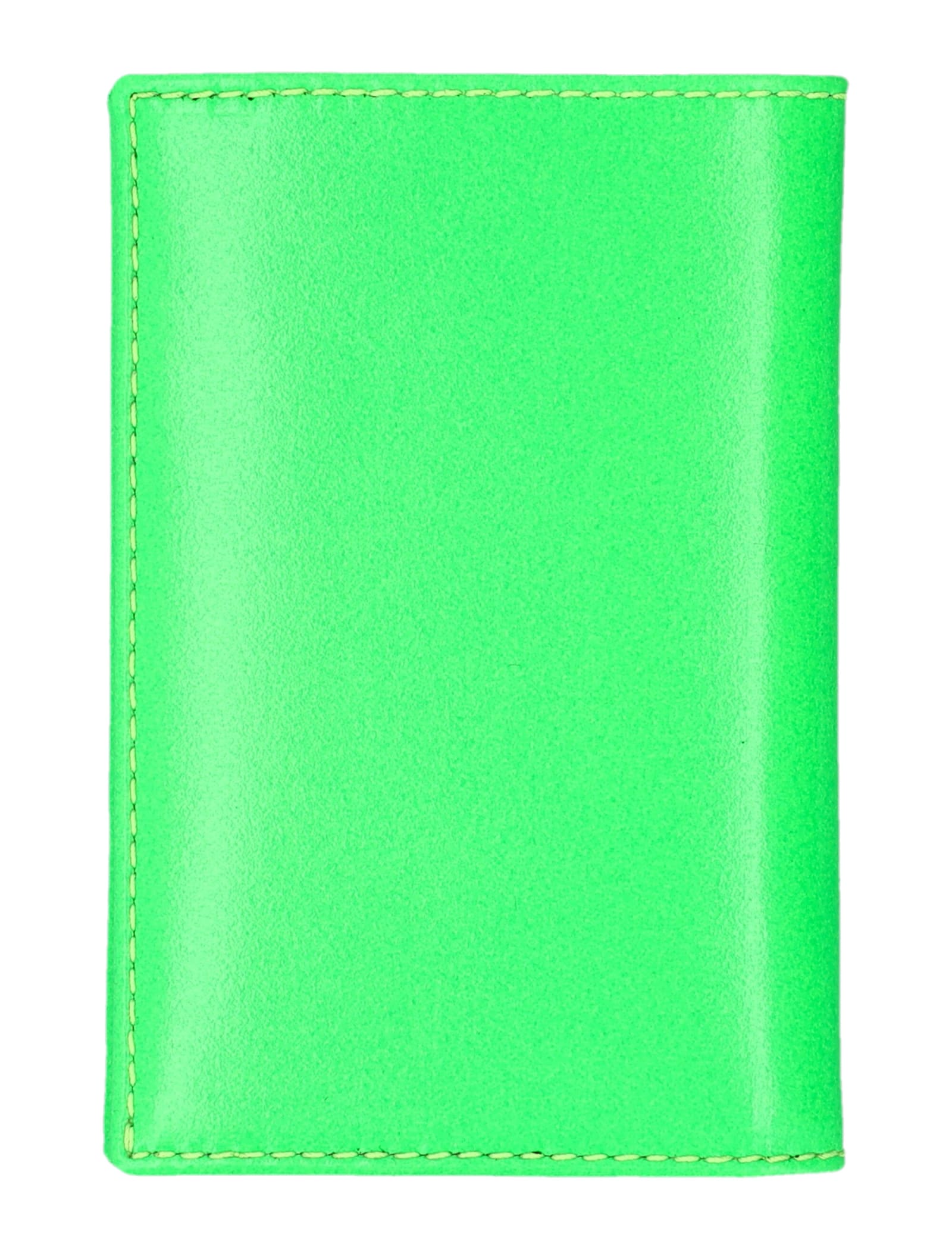 Shop Comme Des Garçons Super Fluo Bifold Cardholder In Green