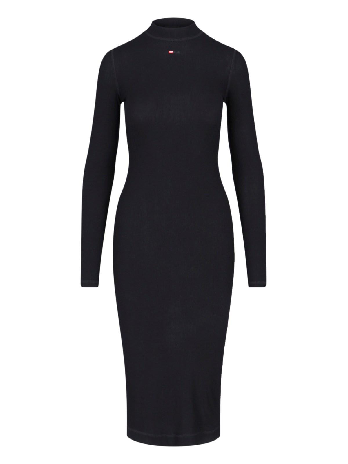 Diesel D-mokky-ls-microdiv Midi Dress