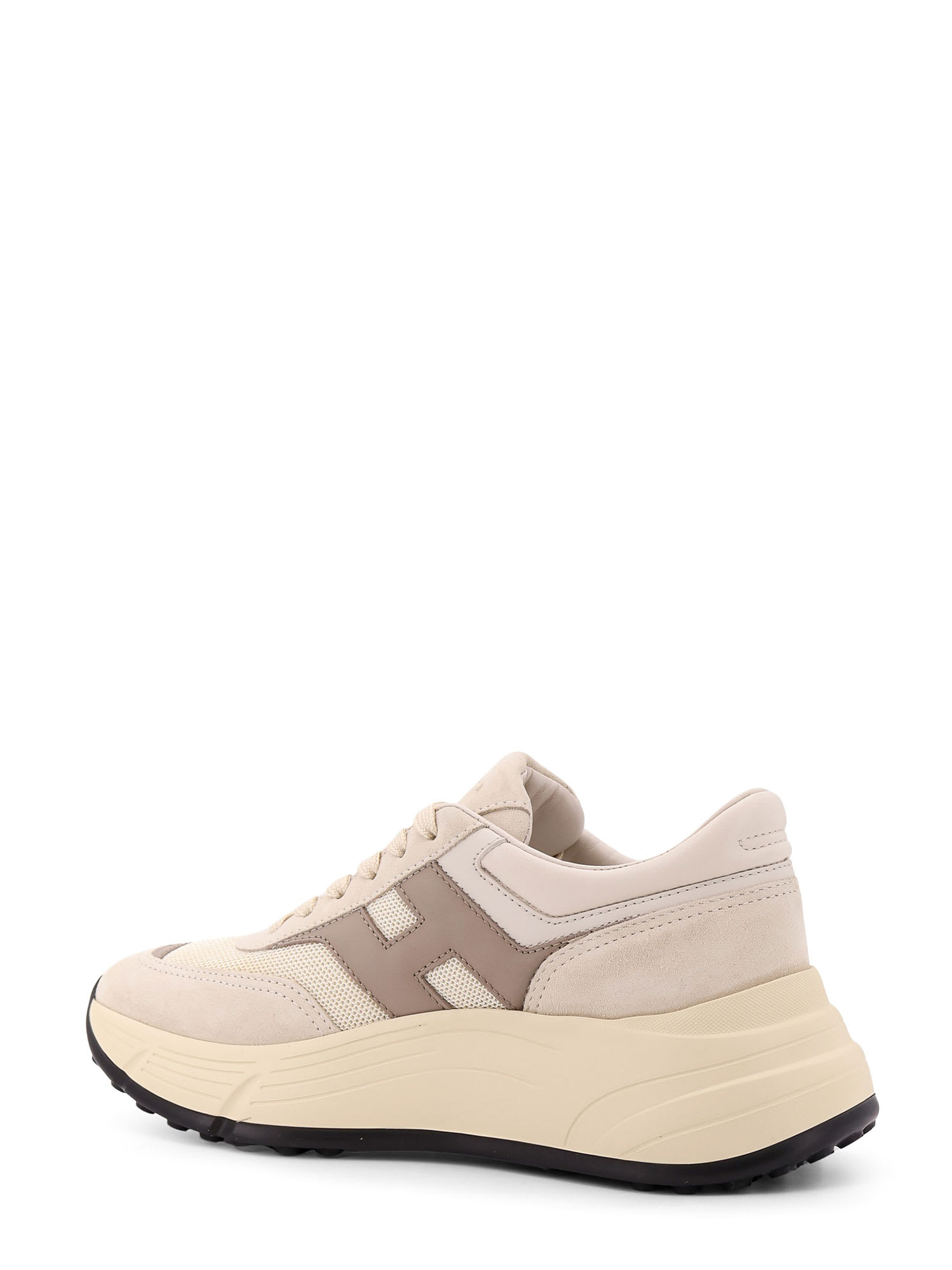Shop Hogan H669 Sneakers In Beige