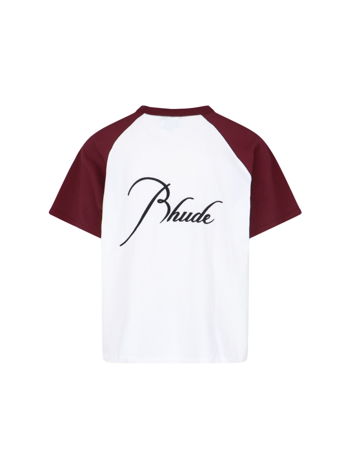 Shop Rhude Embroidered T-shirt In Red