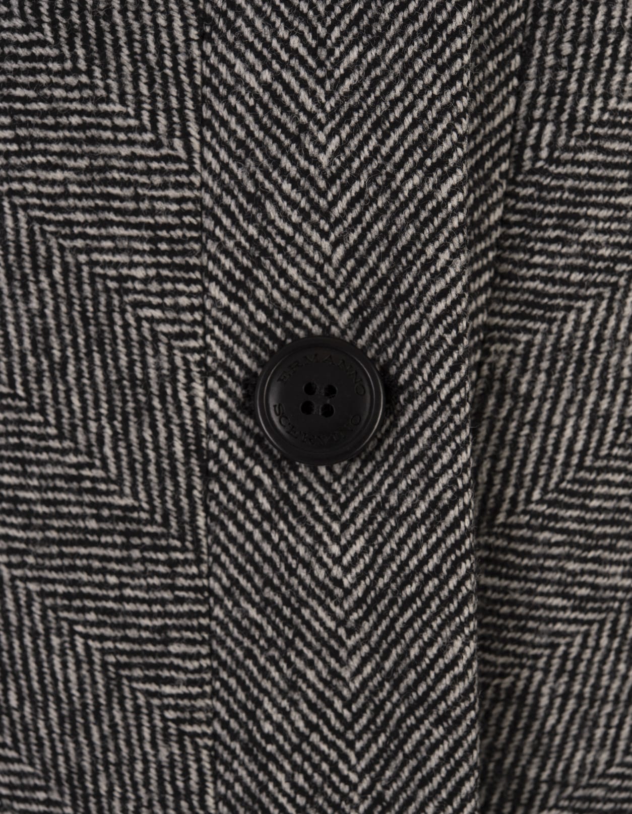 Shop Ermanno Scervino Slim Fit Blazer With Herringbone Pattern In Black