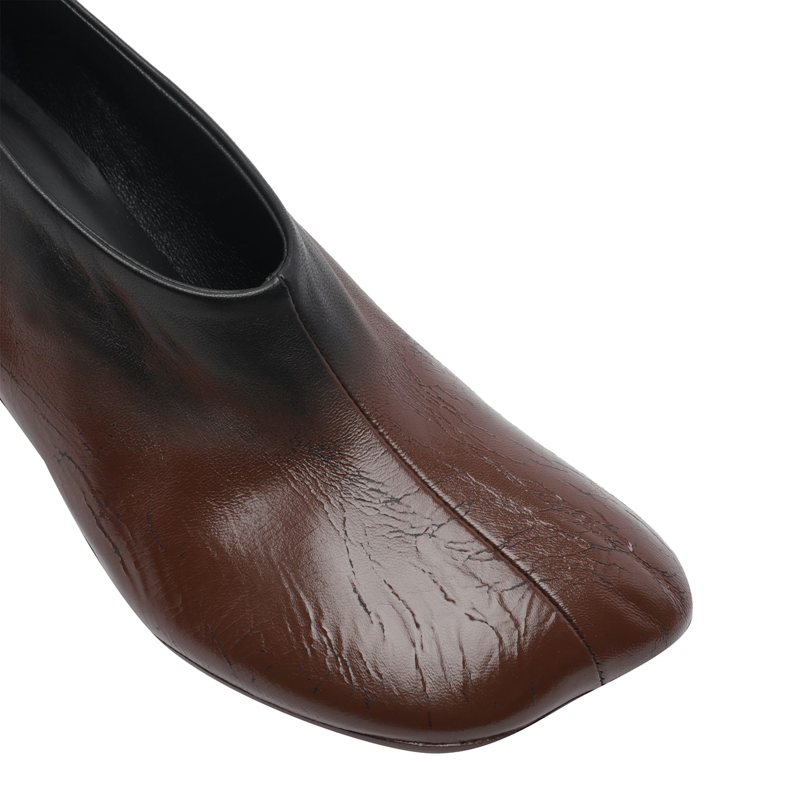 Mm6 Maison Margiela Décolleté "anatomic" In Brown
