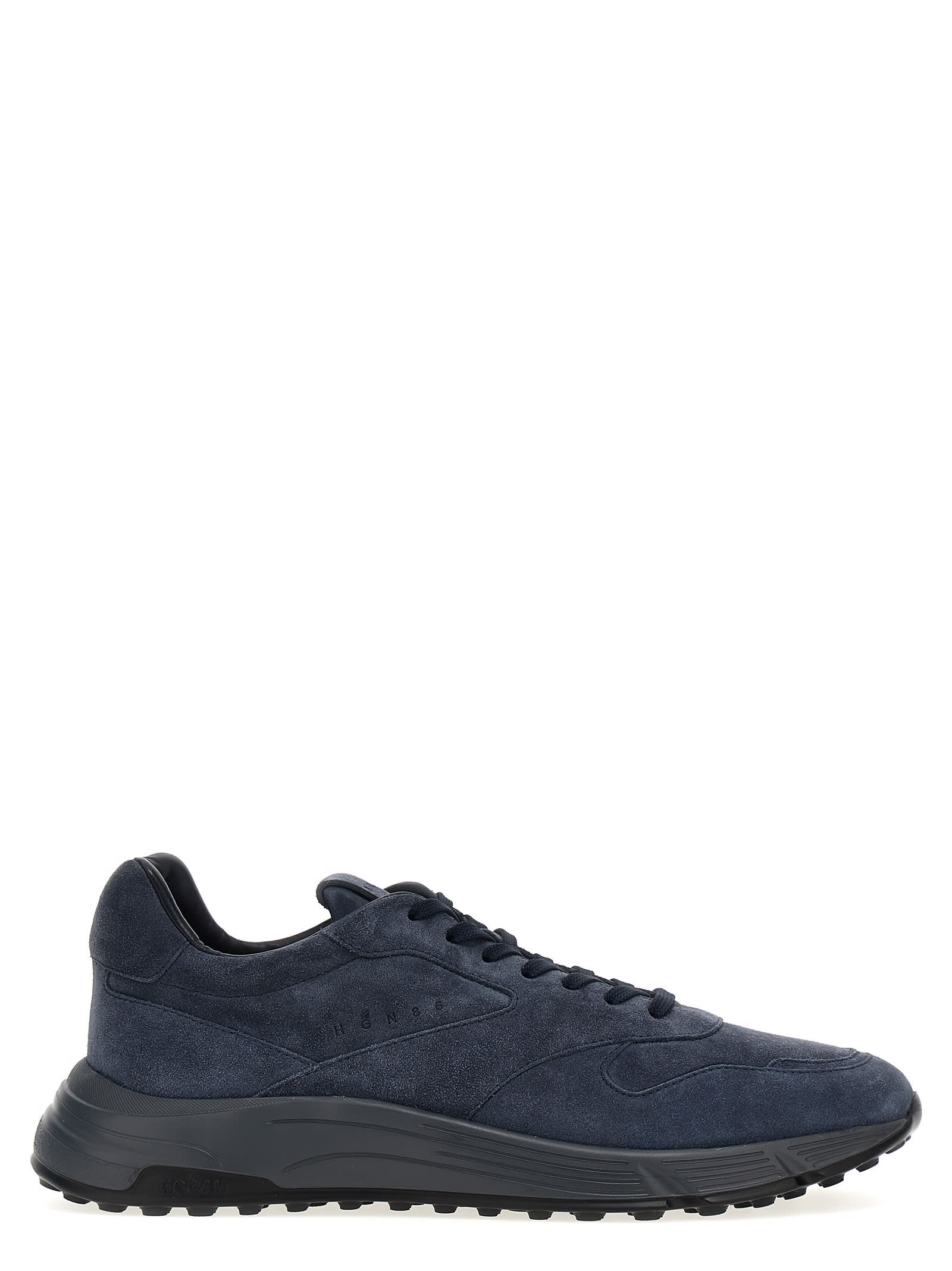 Shop Hogan Hyperlight Sneakers In Blu Tuareg