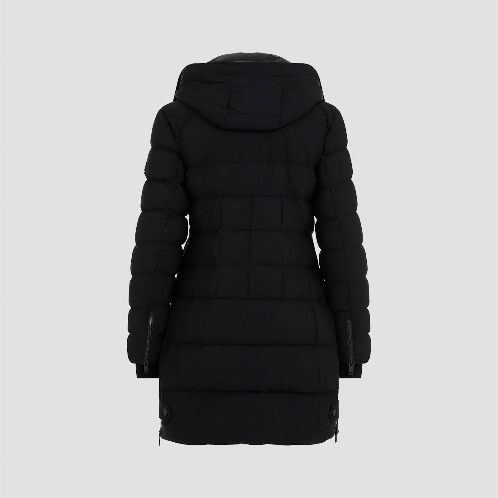 Shop Moose Knuckles Watershed 3 Parka Jacket In Blk Blk