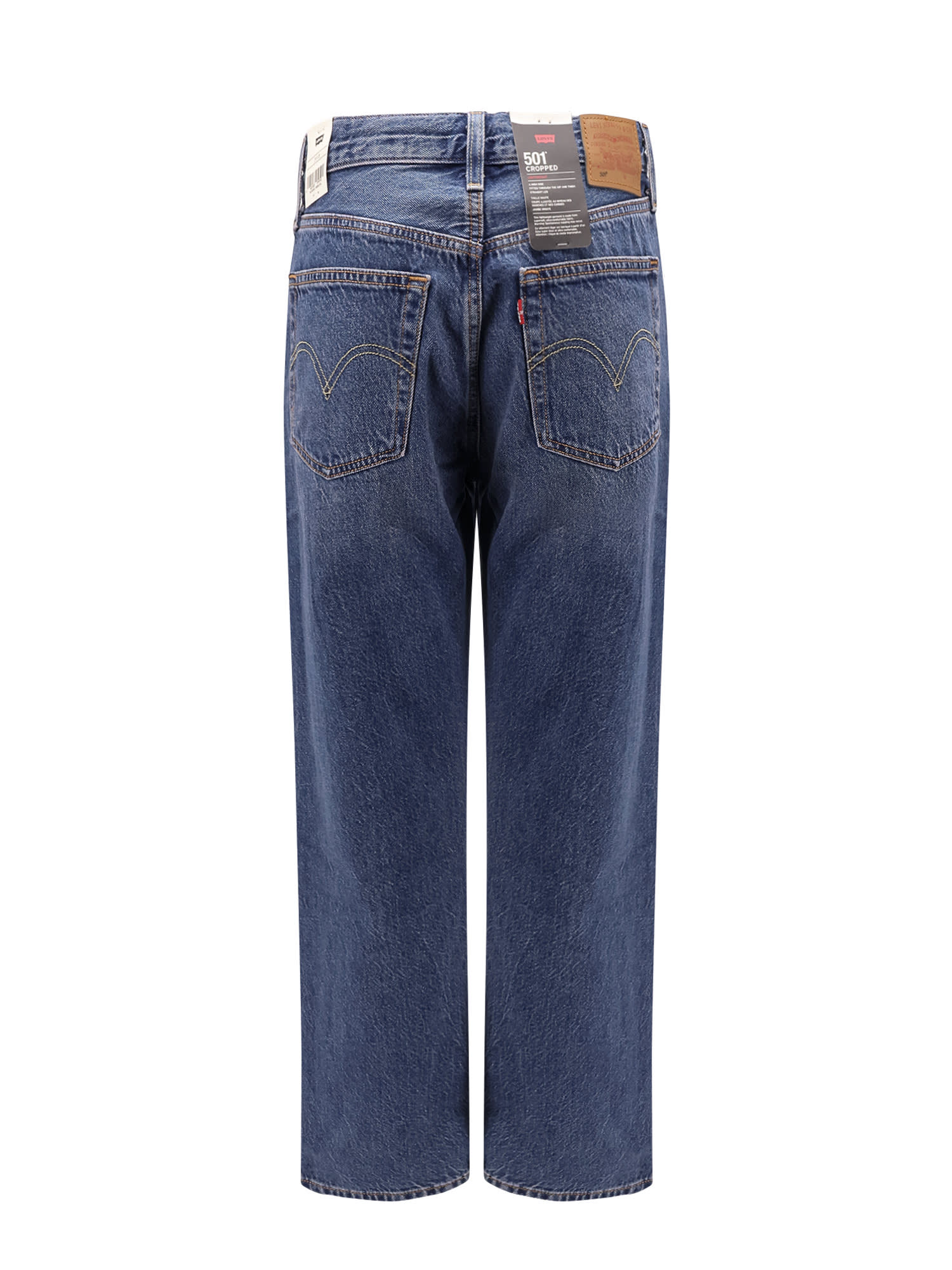 Levi's 501 Cropped Jeans In Blue