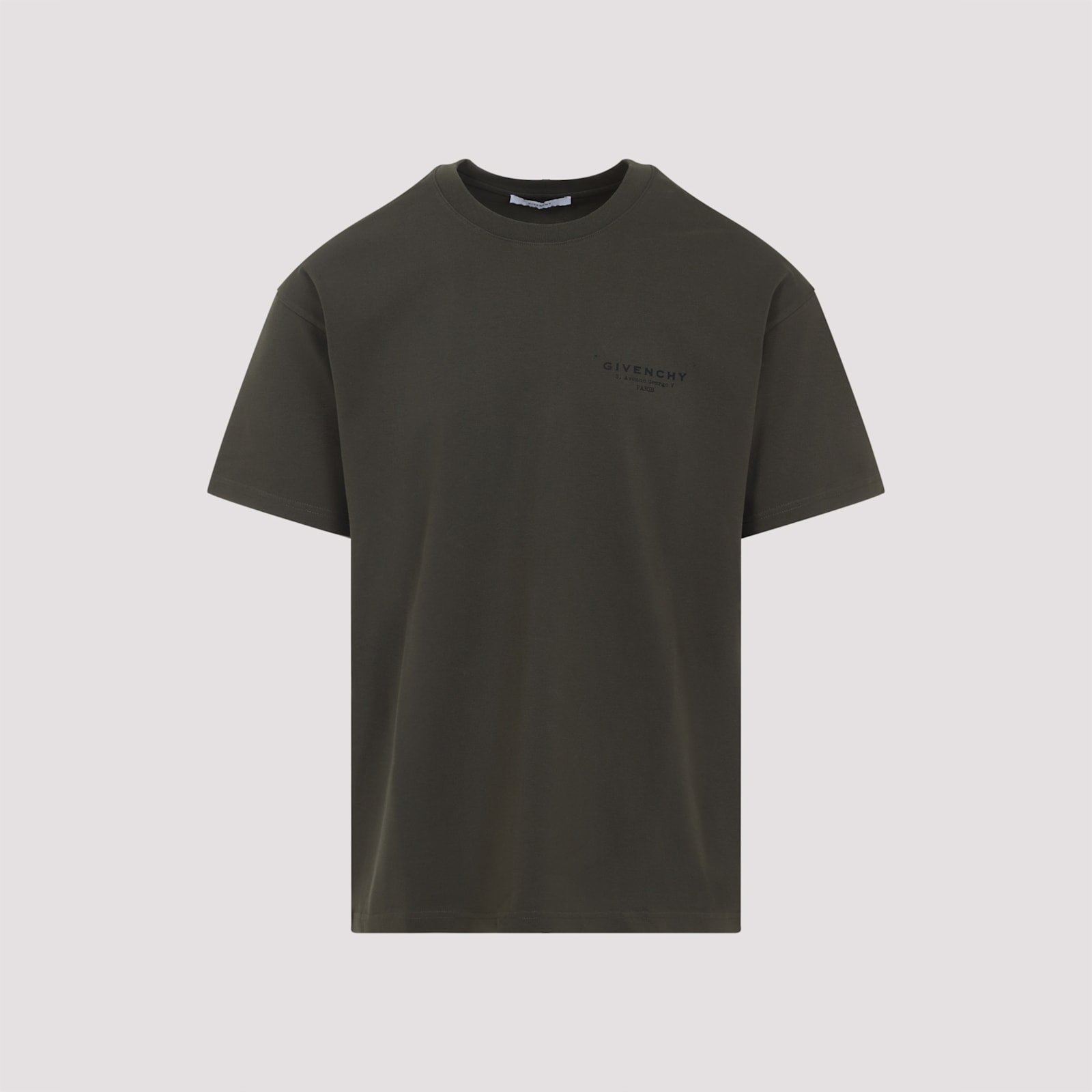 Givenchy Crew Neck Short Sleeves T-shirt In Brown