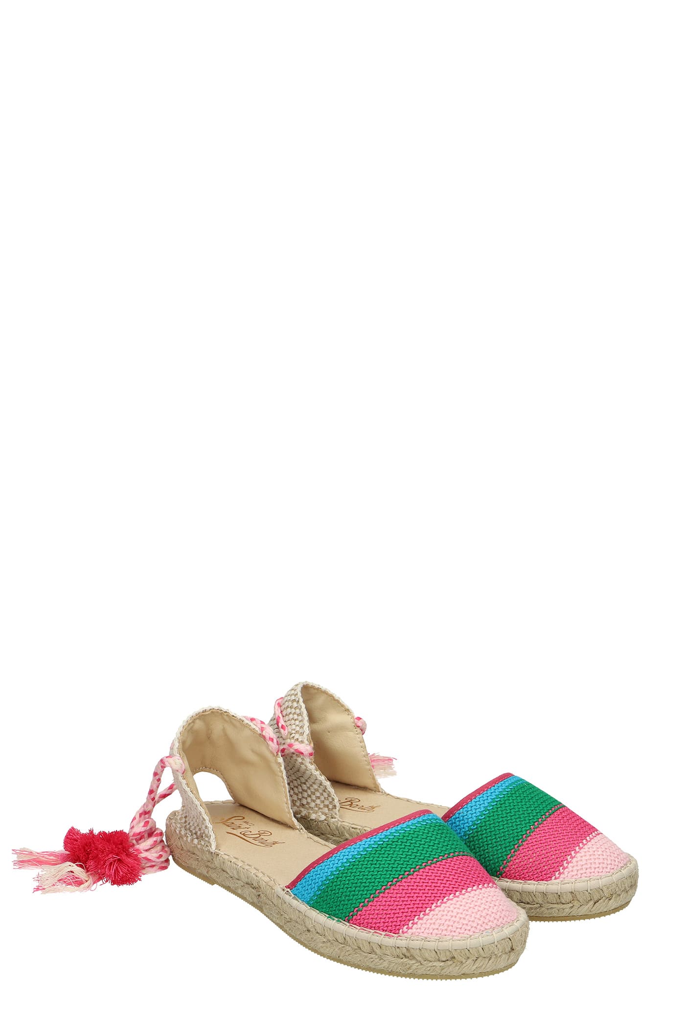 MC2 SAINT BARTH ESPADRILLES IN BEIGE COTTON
