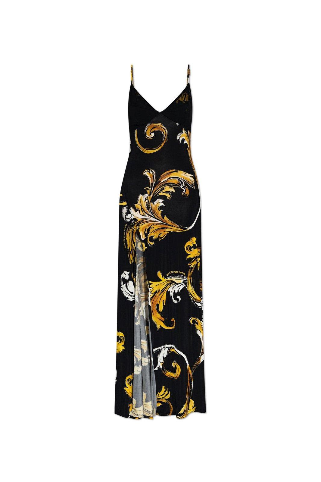 Front Slit Maxi Dress