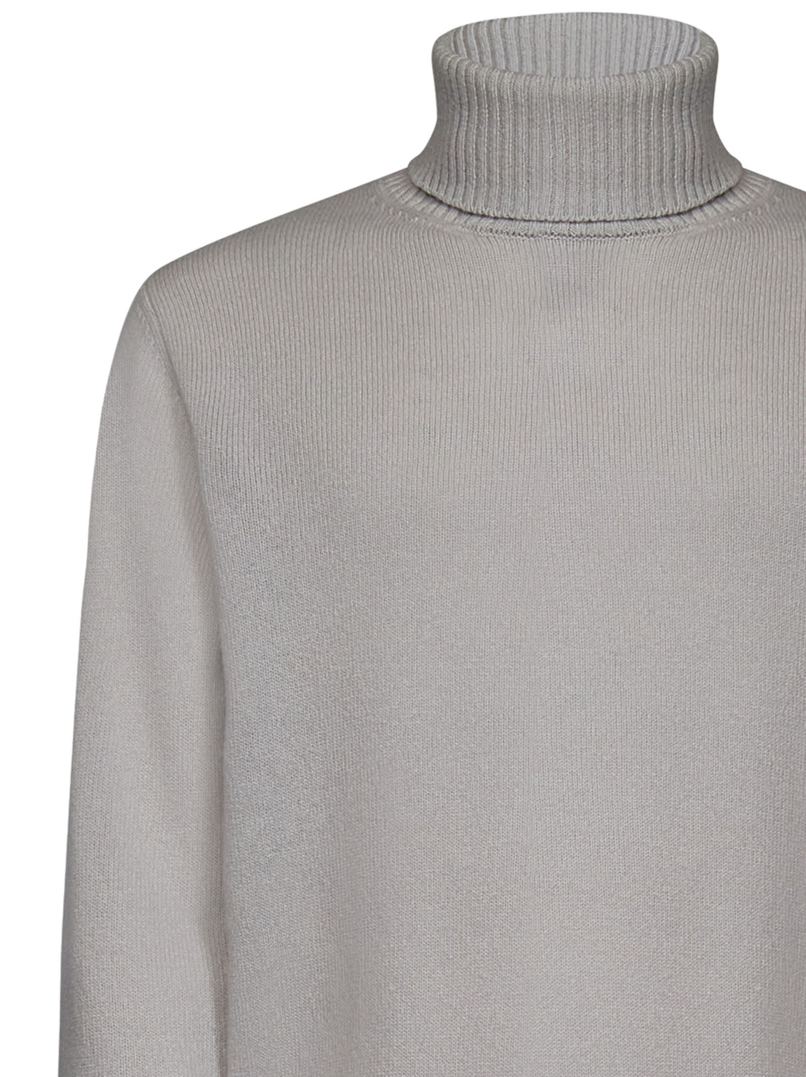 Herno Resort Turtleneck Sweater In Beige