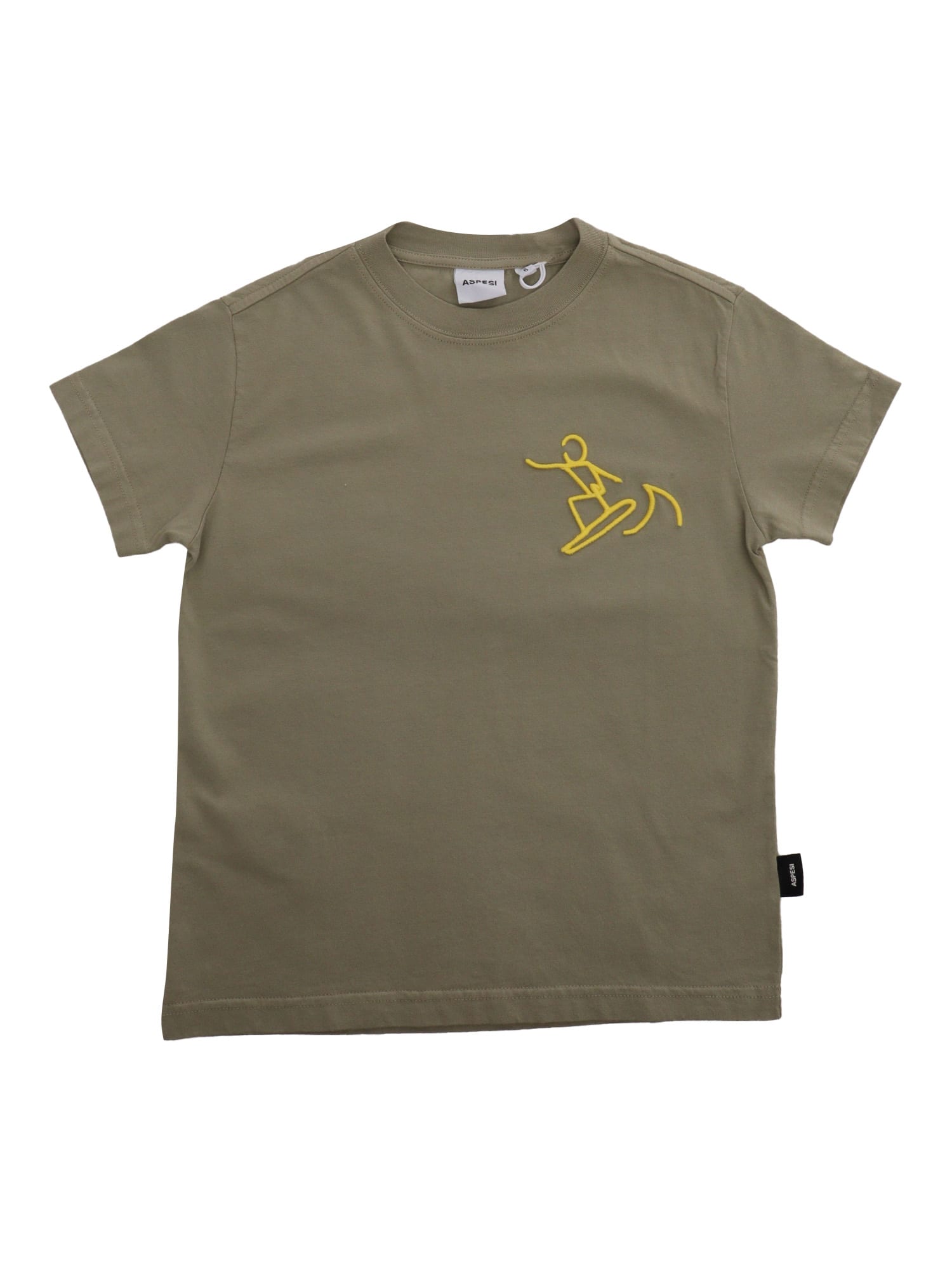 Aspesi Kids' Military Green T-shirt
