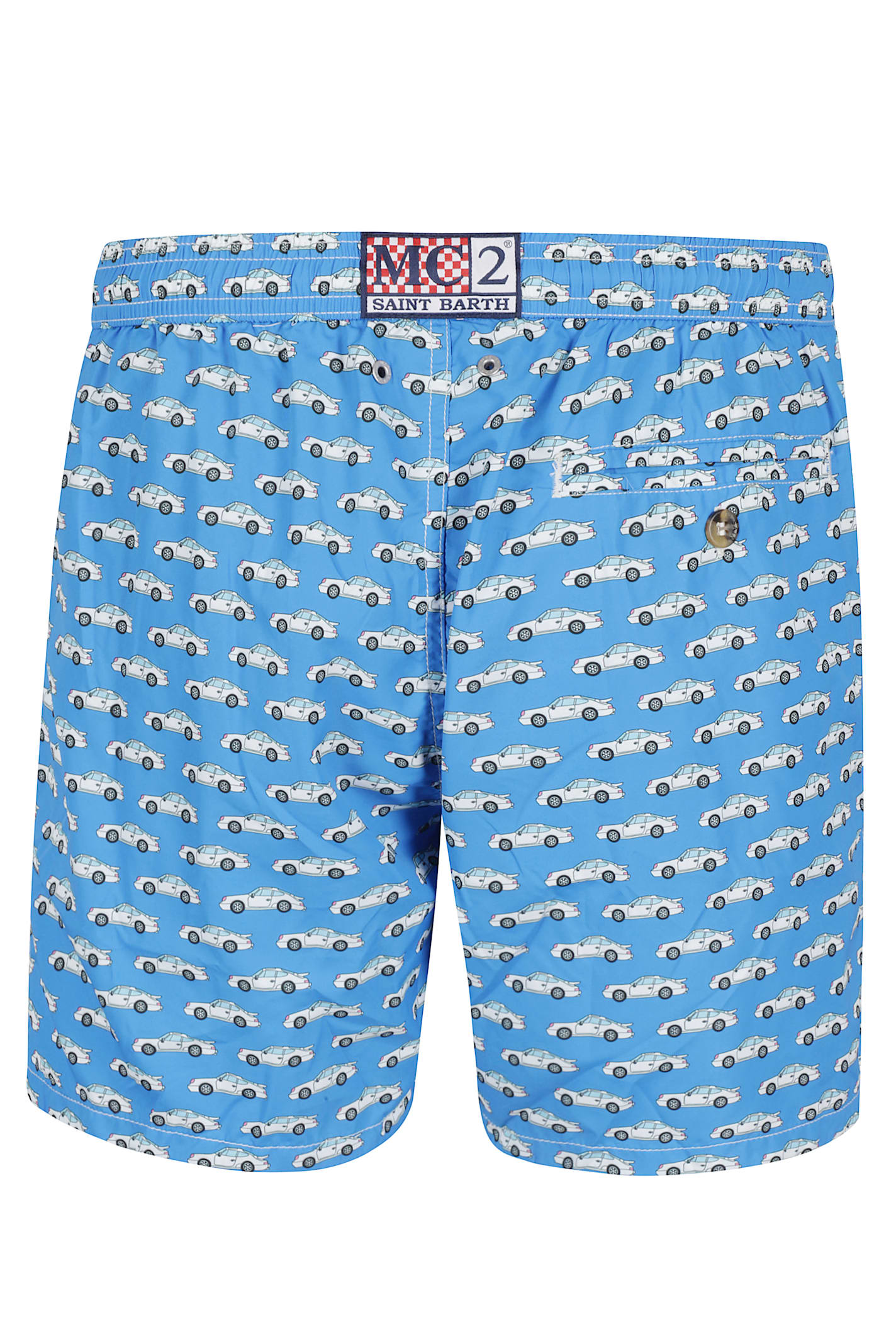 Mc2 Saint Barth Ultralight Swim Short In Blue
