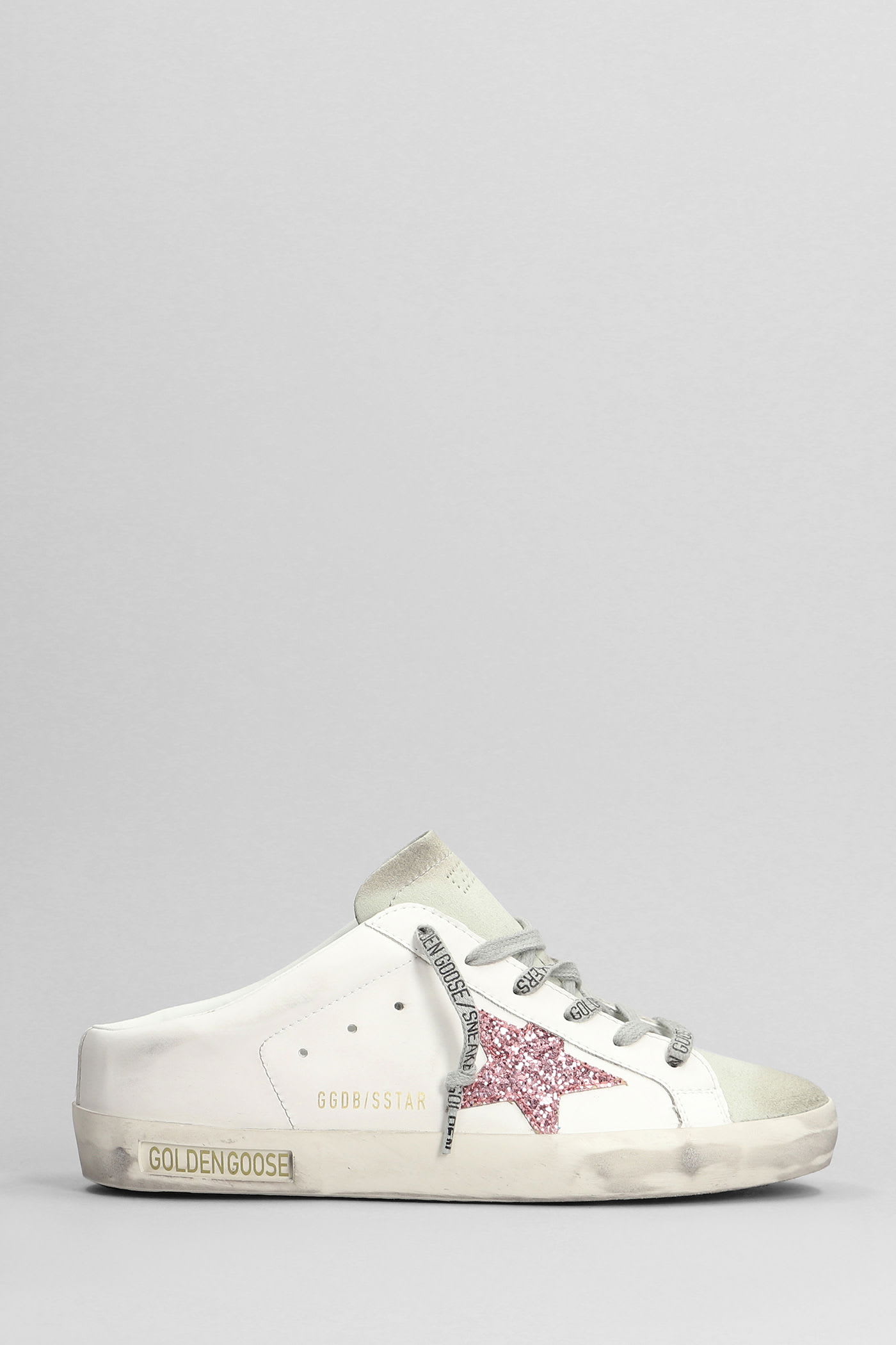 Golden Goose Bio Based Sneakers In White Leather In White