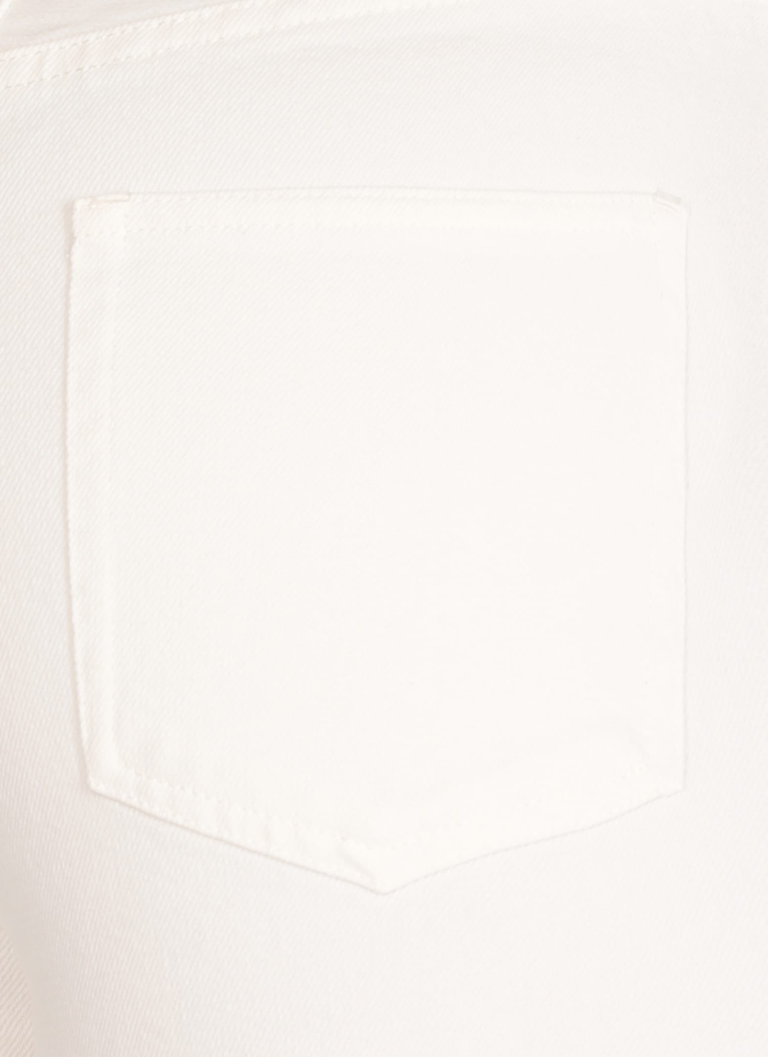 Apc Clinteau High-rise Wide-leg Jeans In Ivory