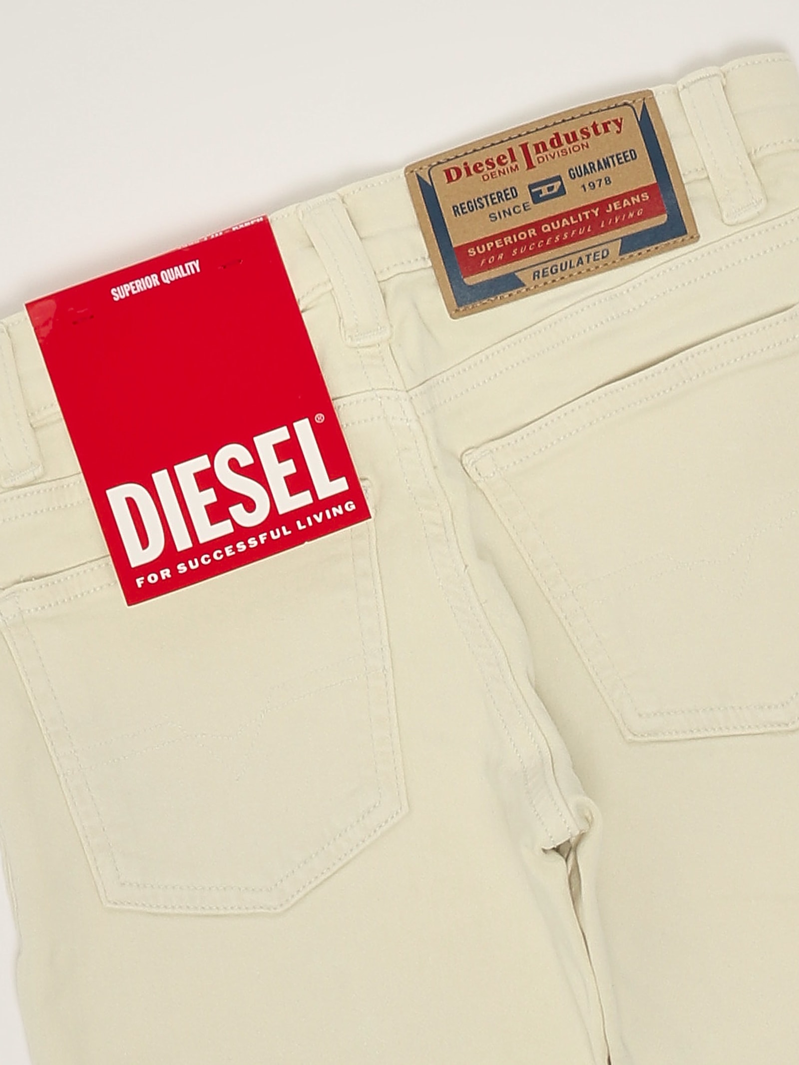 Diesel Jeans  Kids Color Grey In White