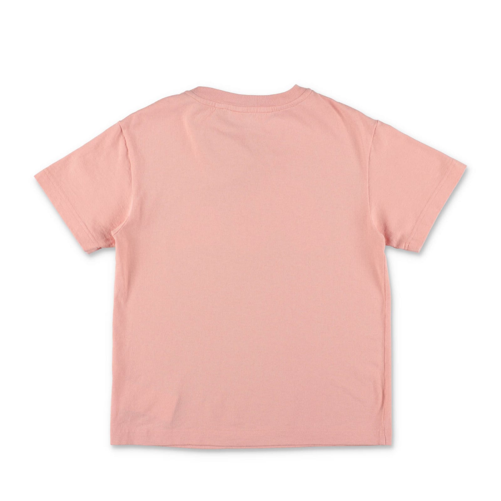 Shop Palm Angels T-shirt Rosa In Jersey Di Cotone Bambina