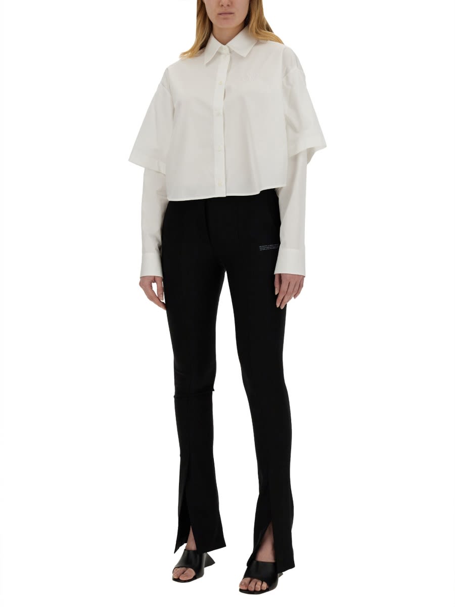 OFF-WHITE POPLIN SHIRT 