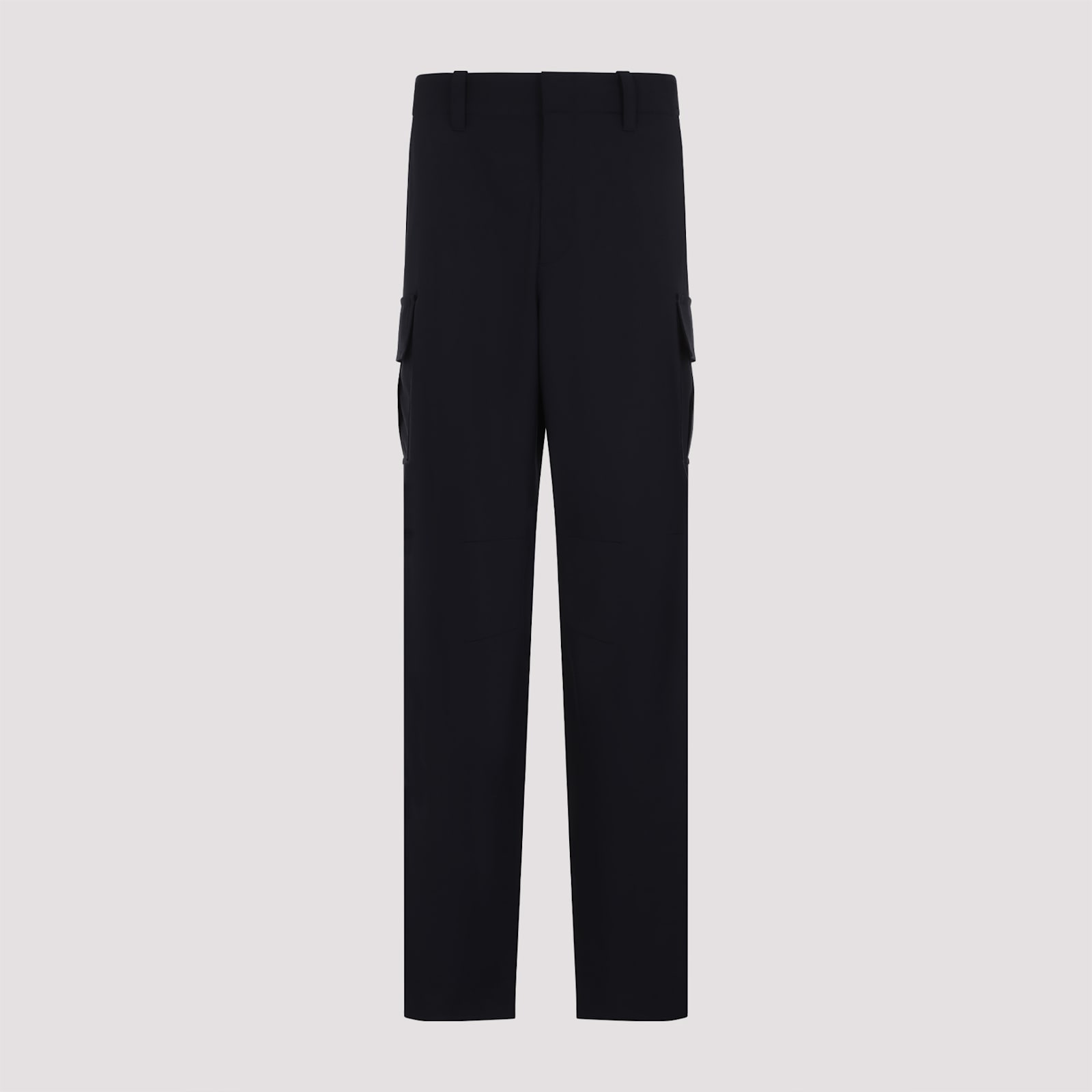 Bottega Veneta Fine Cargo Trousers In Midnight Blue