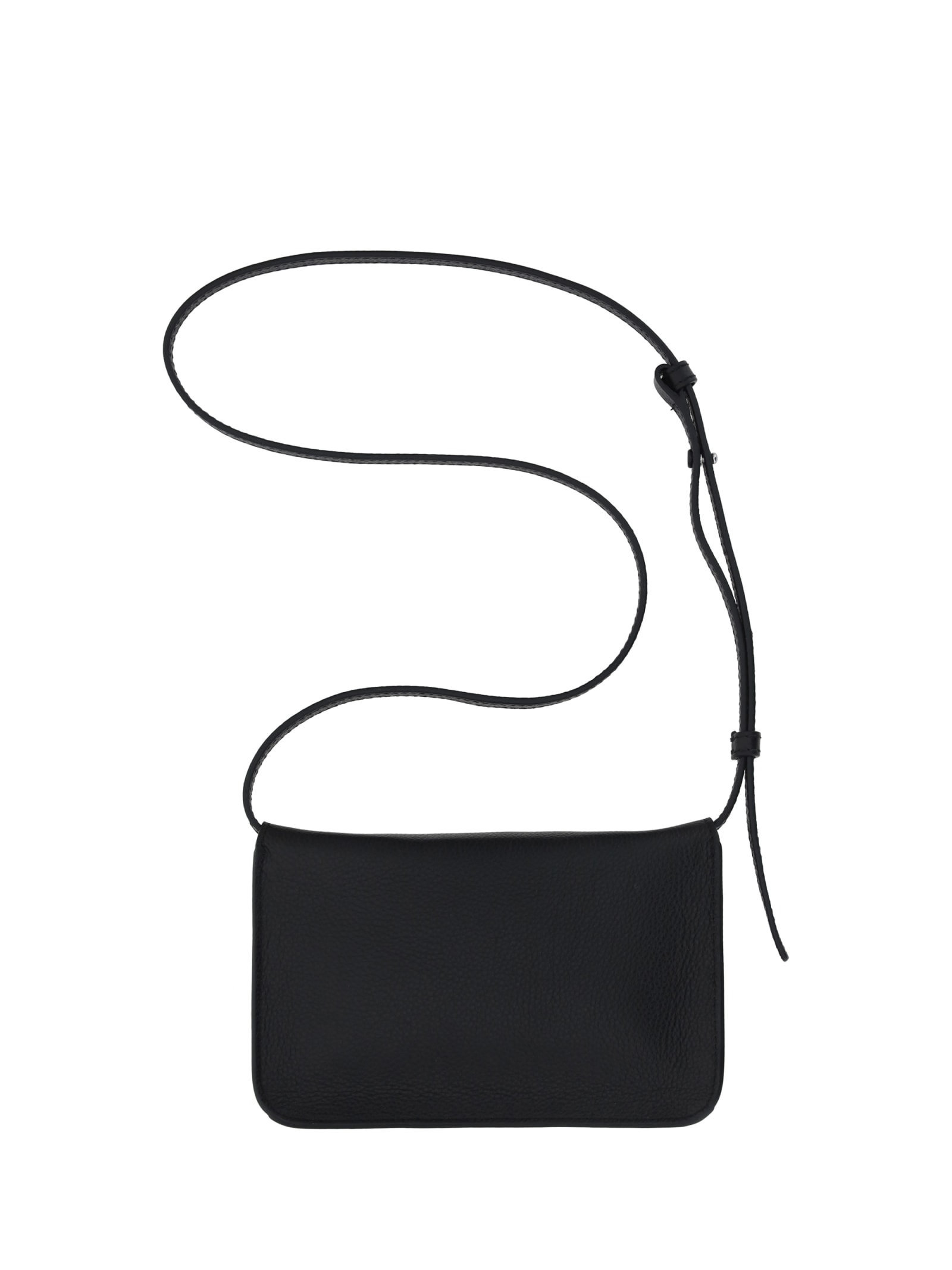 Shop Marni Flap Trunk Shoulder Bag In Black