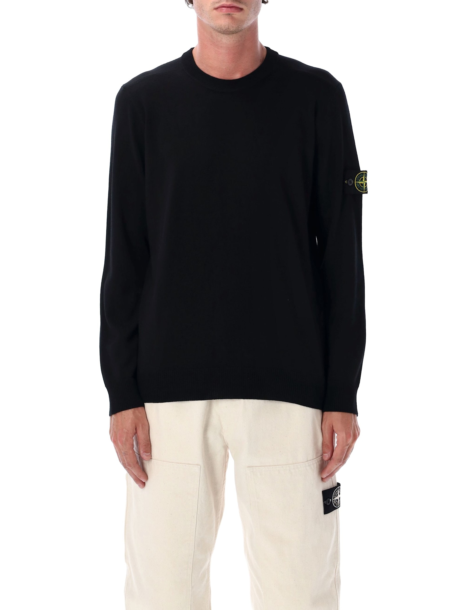 Stone Island Wool Crewneck Jumper