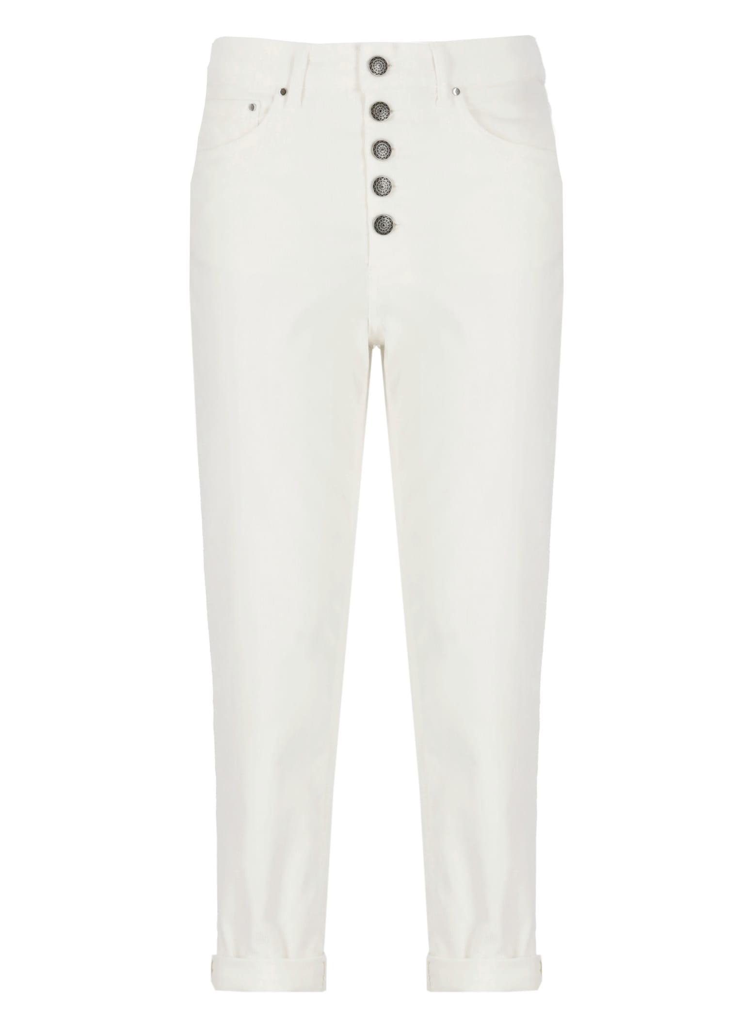 Shop Dondup Koons Bot Gioie Pants In White