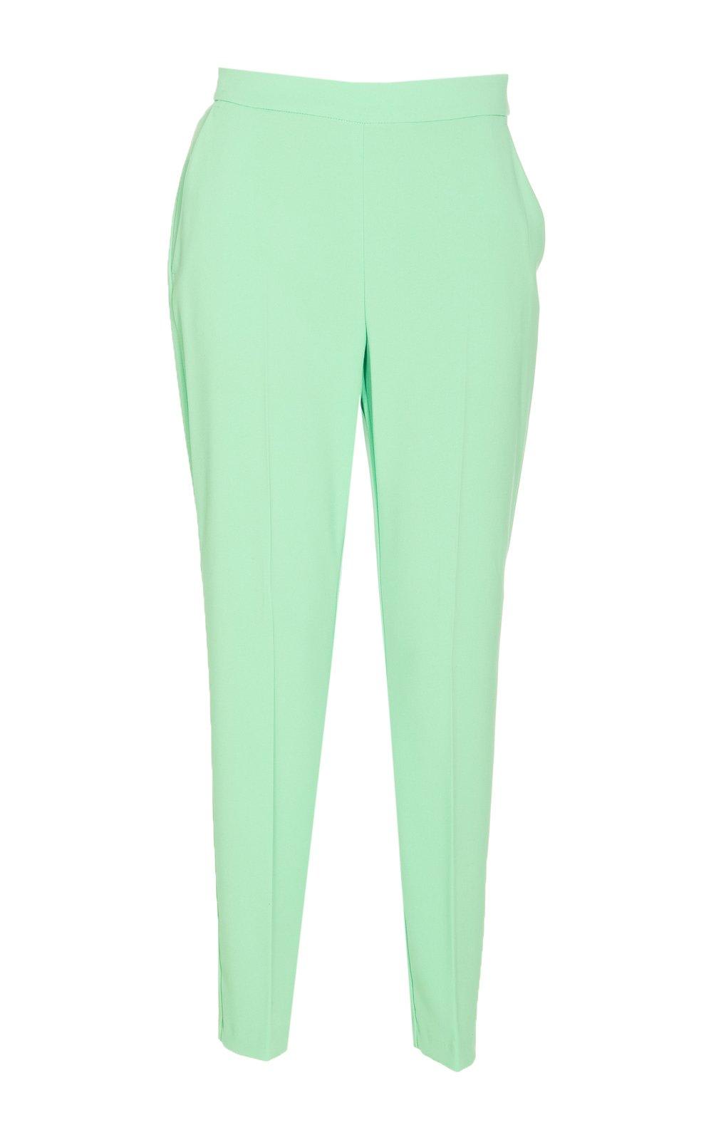 Shop Pinko Concealed Zipped Tapered-leg Trousers In Mazzolino