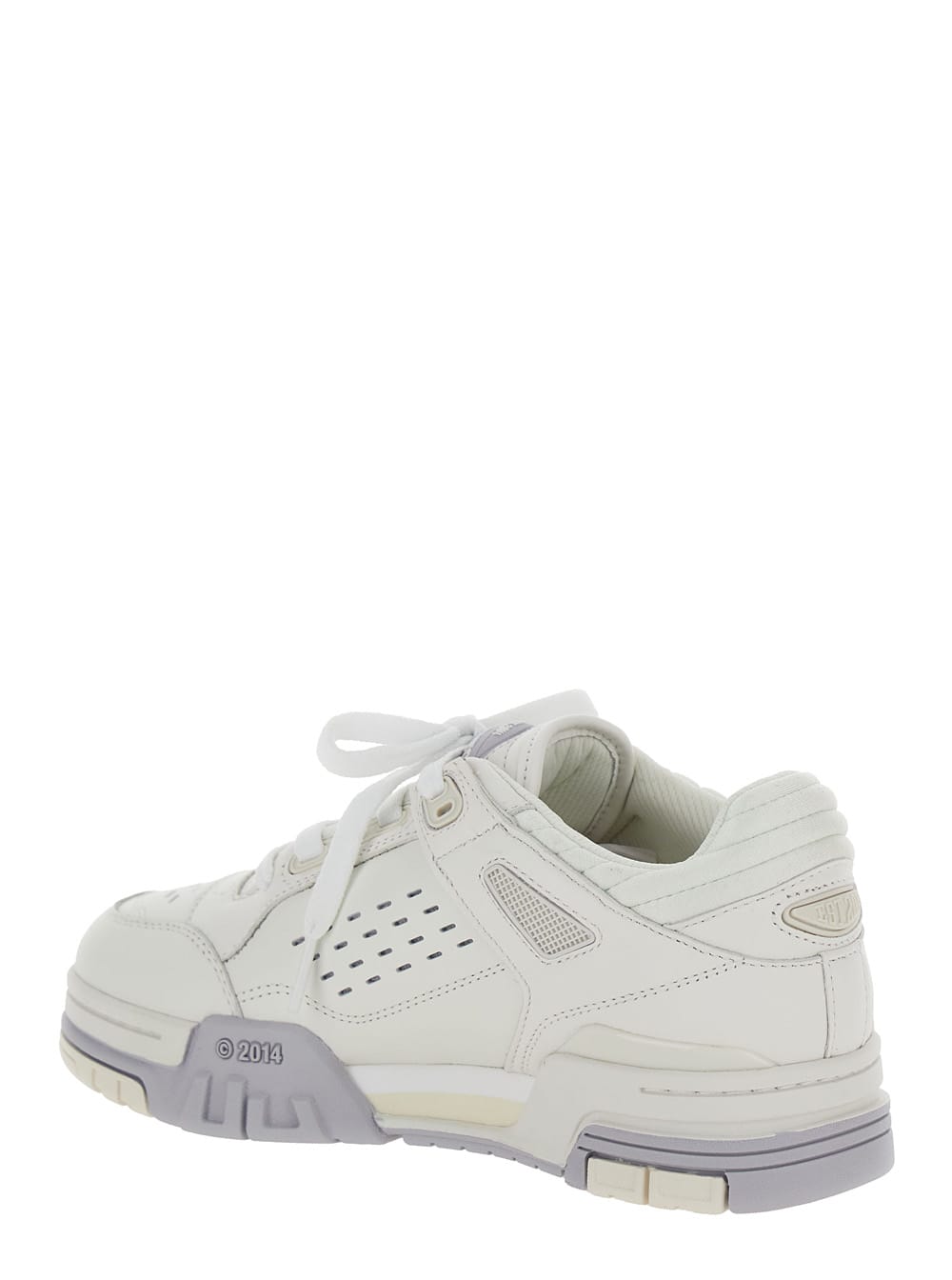 AXEL ARIGATO ONYX WHITE LOW TOP SNEAKERS WITH LOGO DETAIL IN LEATHER AND FABRIC WOMAN 