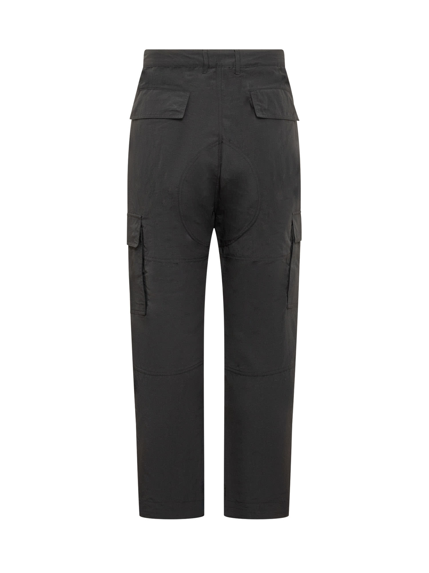 Shop Marcelo Burlon County Of Milan Cargo Pants In Black