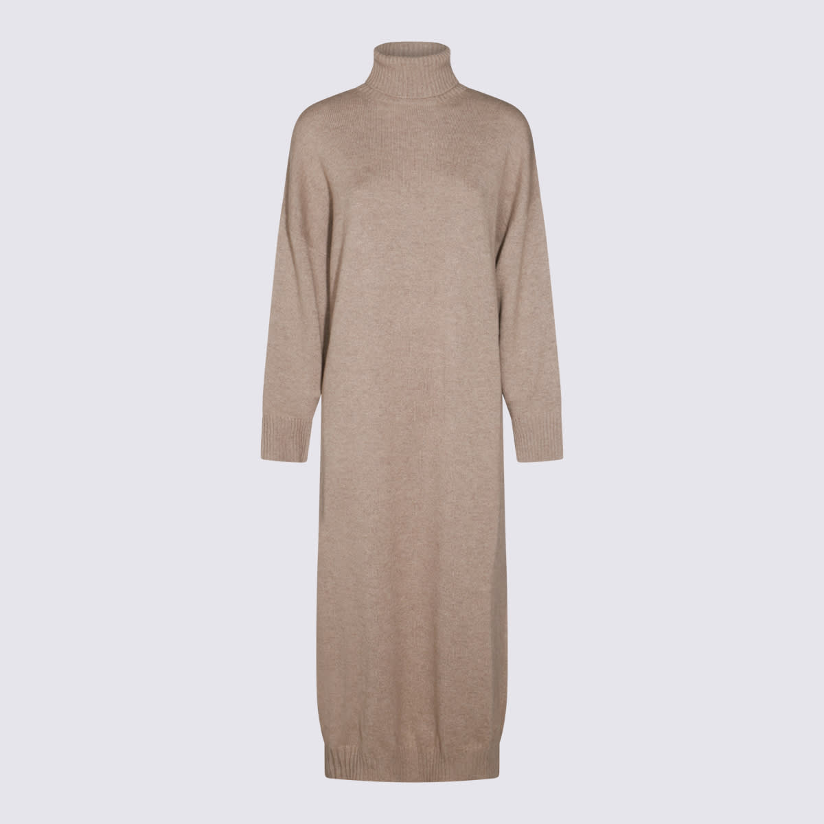 Brunello Cucinelli Beige Wool Dress