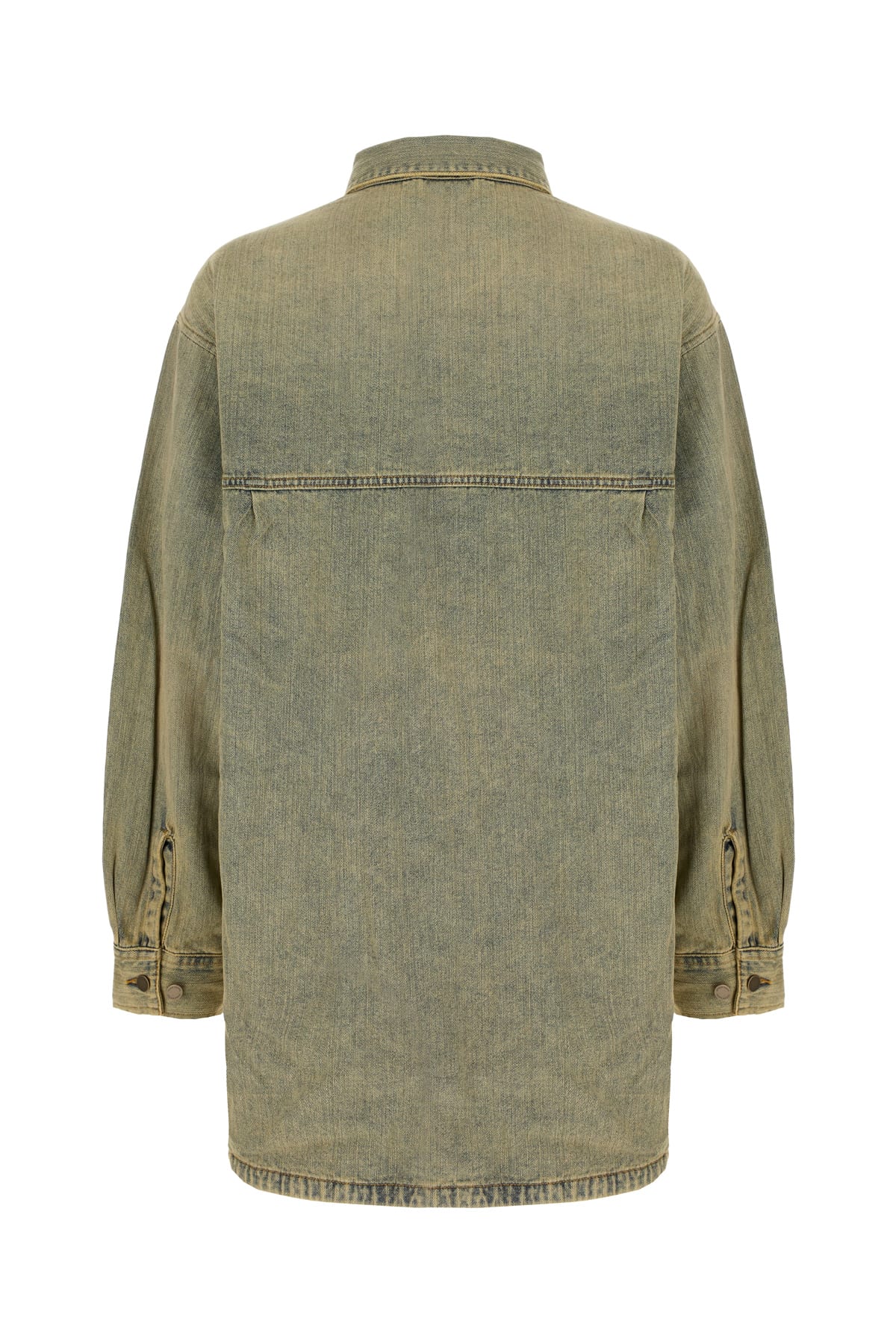 Entire Studios Denim Shirt In Green