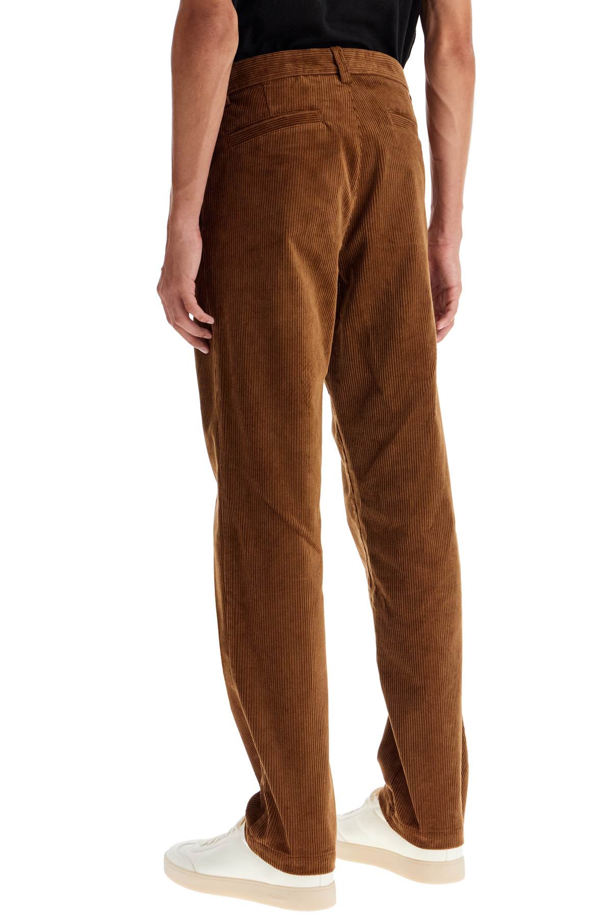 Shop Apc Corduroy Constantin Pants In Tabac (brown)