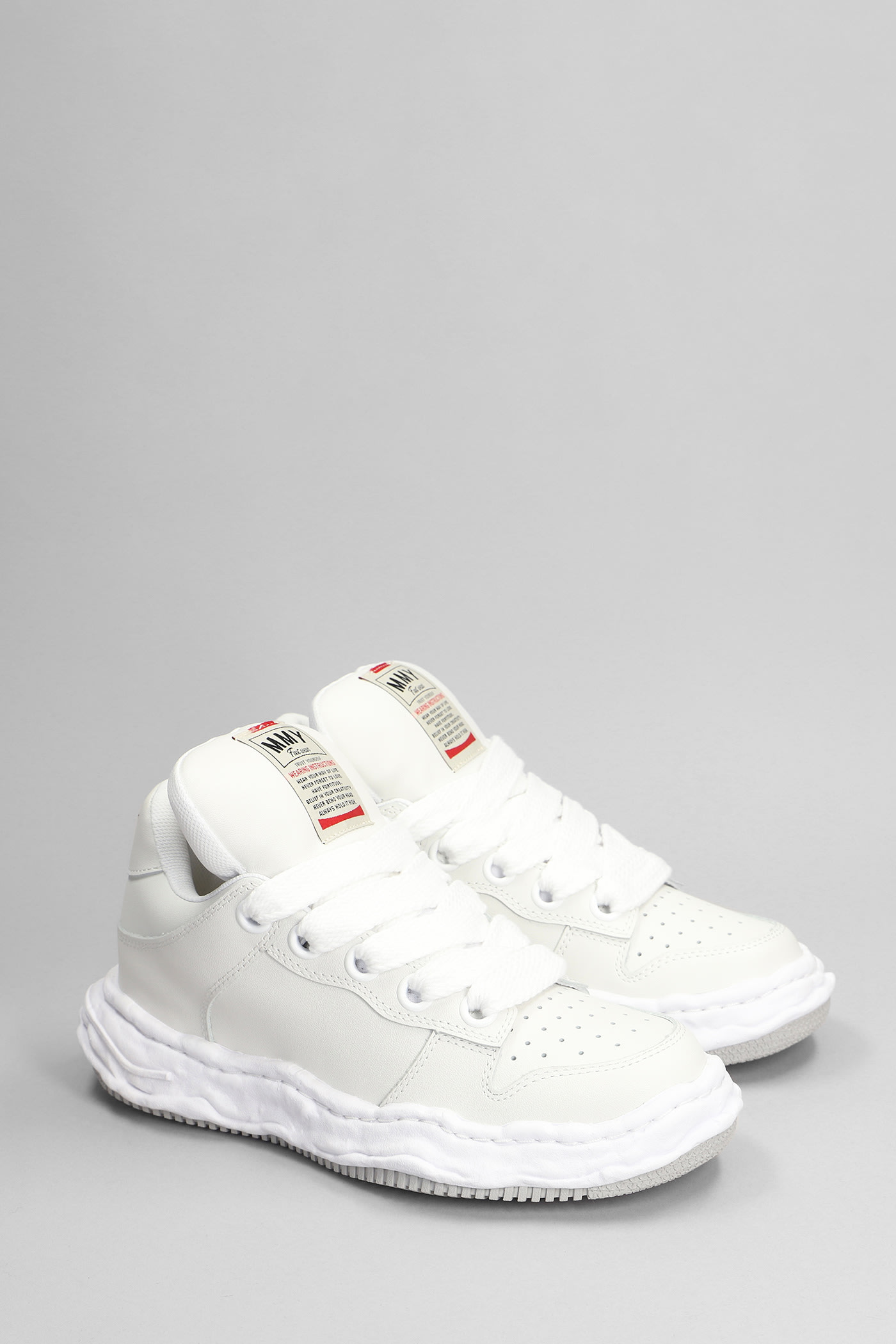 Miharayasuhiro Maison Mihara Yasuhiro Wayne Puffer Og Sole Low Top Sneaker In White