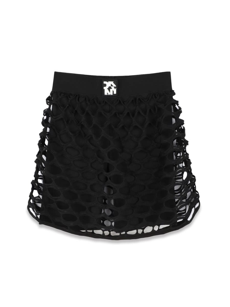 Shop Dkny Skirt In Black