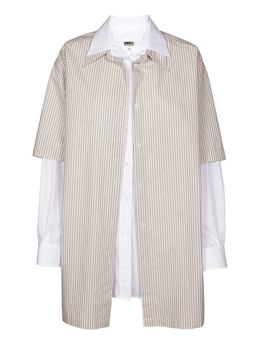 MM6 Maison Margiela Striped Layered Shirt