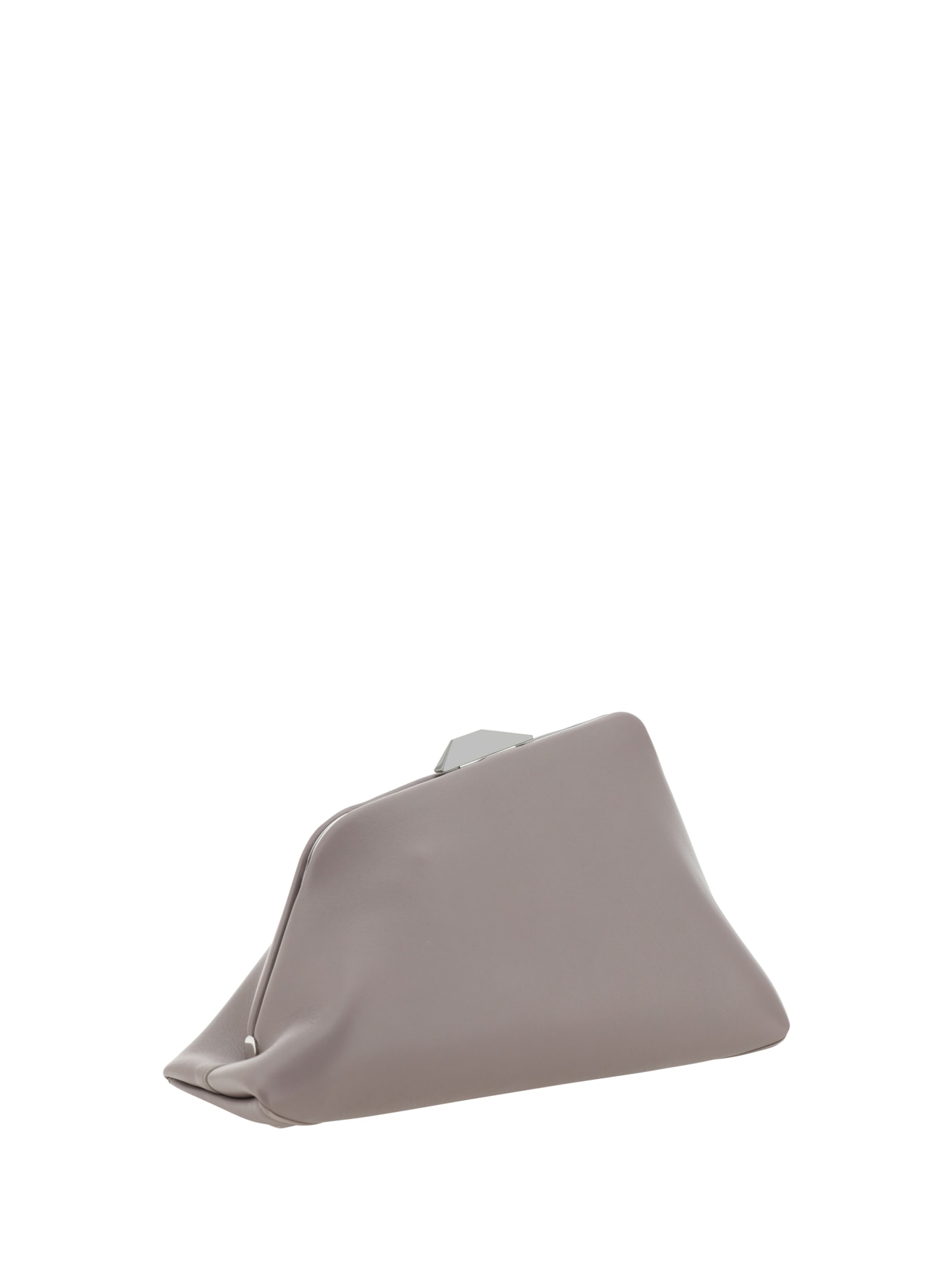 Shop Attico Day Off Shoulder Pouch Bag In Mud