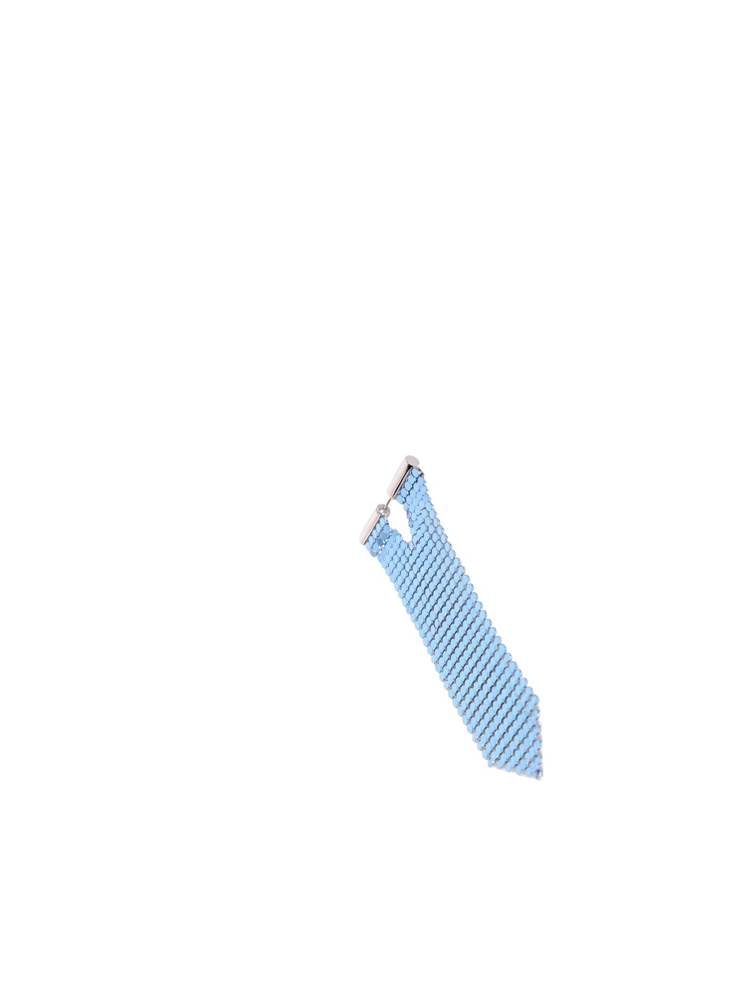Shop Rabanne Pixel Tie Earring Indigo Blue