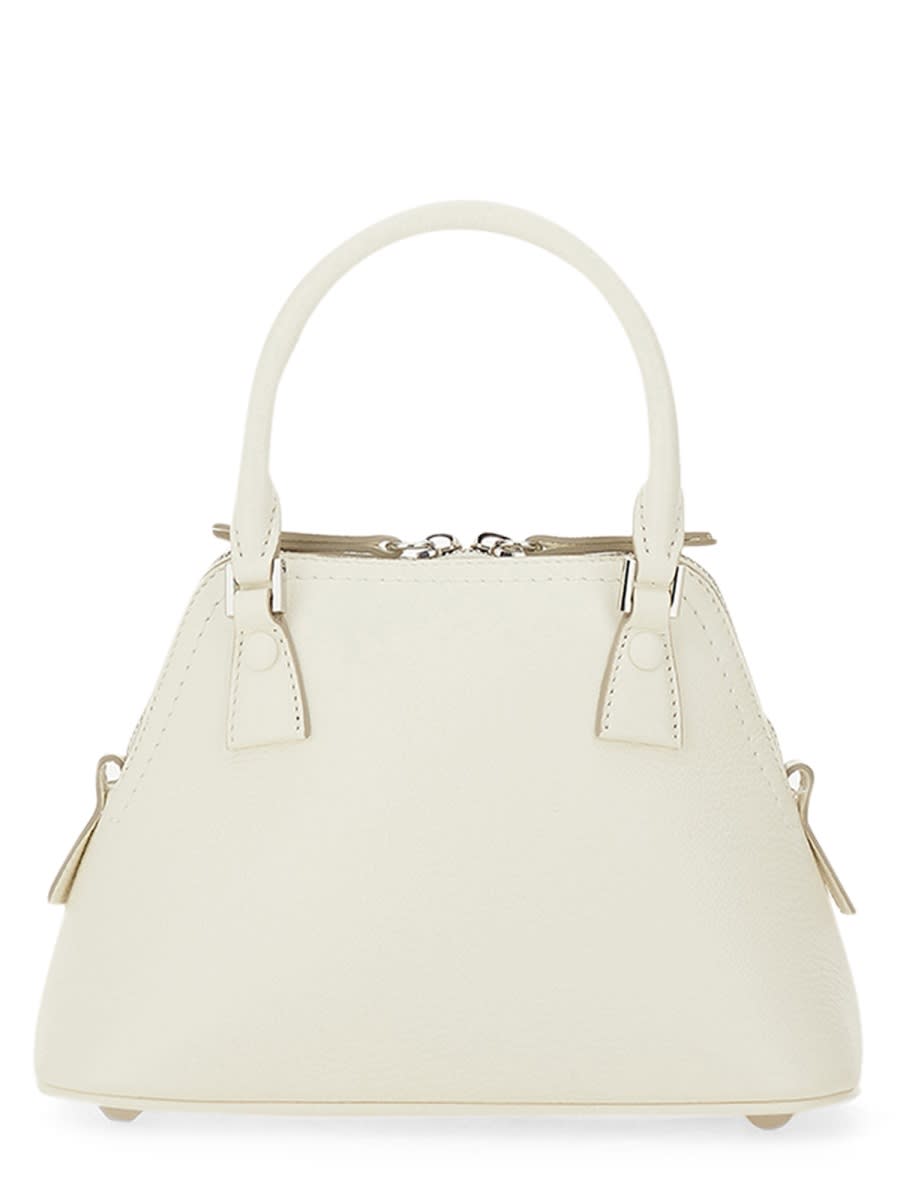 Shop Maison Margiela 5ac Classique Micro Bag In White