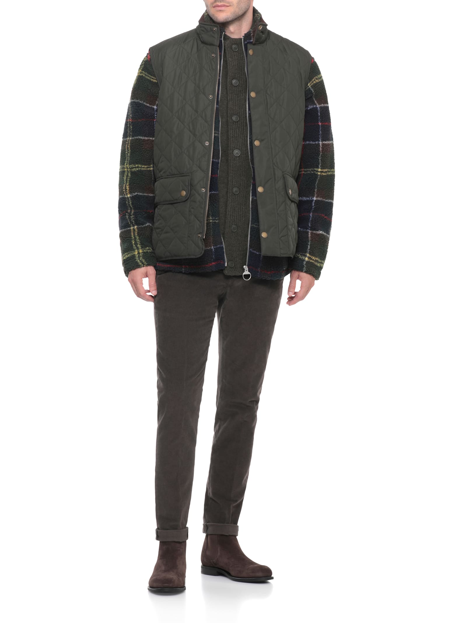 Barbour Lowerdale Sleeveless Jacket In Multi
