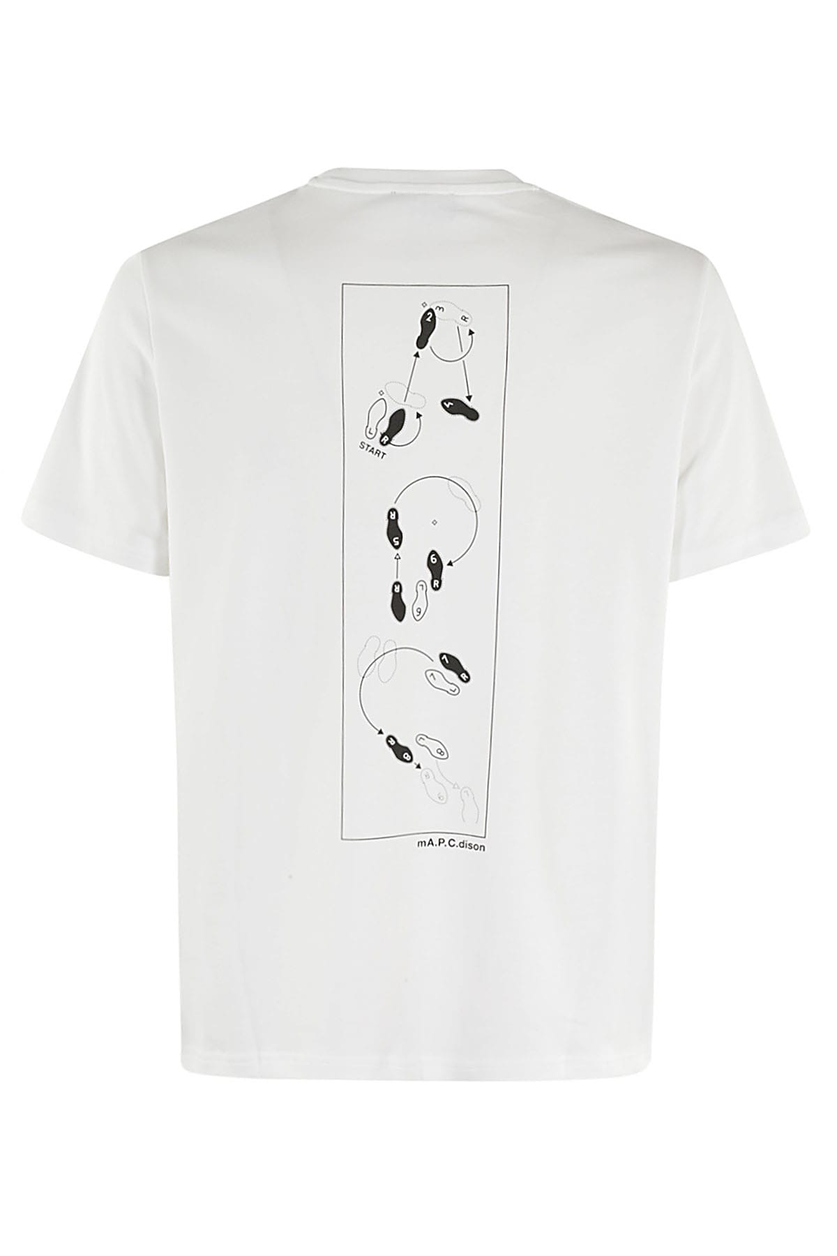 Shop Apc T Shirt Madison In Aab White