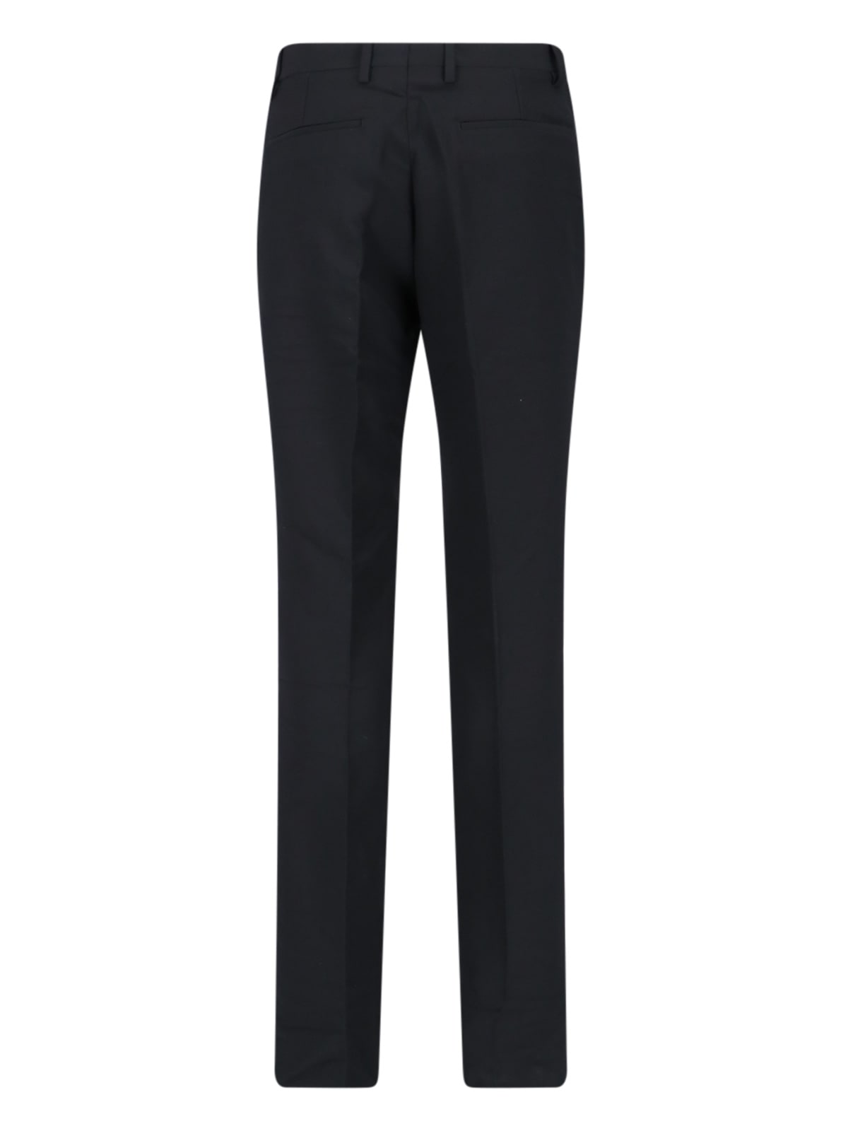 Shop Off-white Straight Trousers In Black
